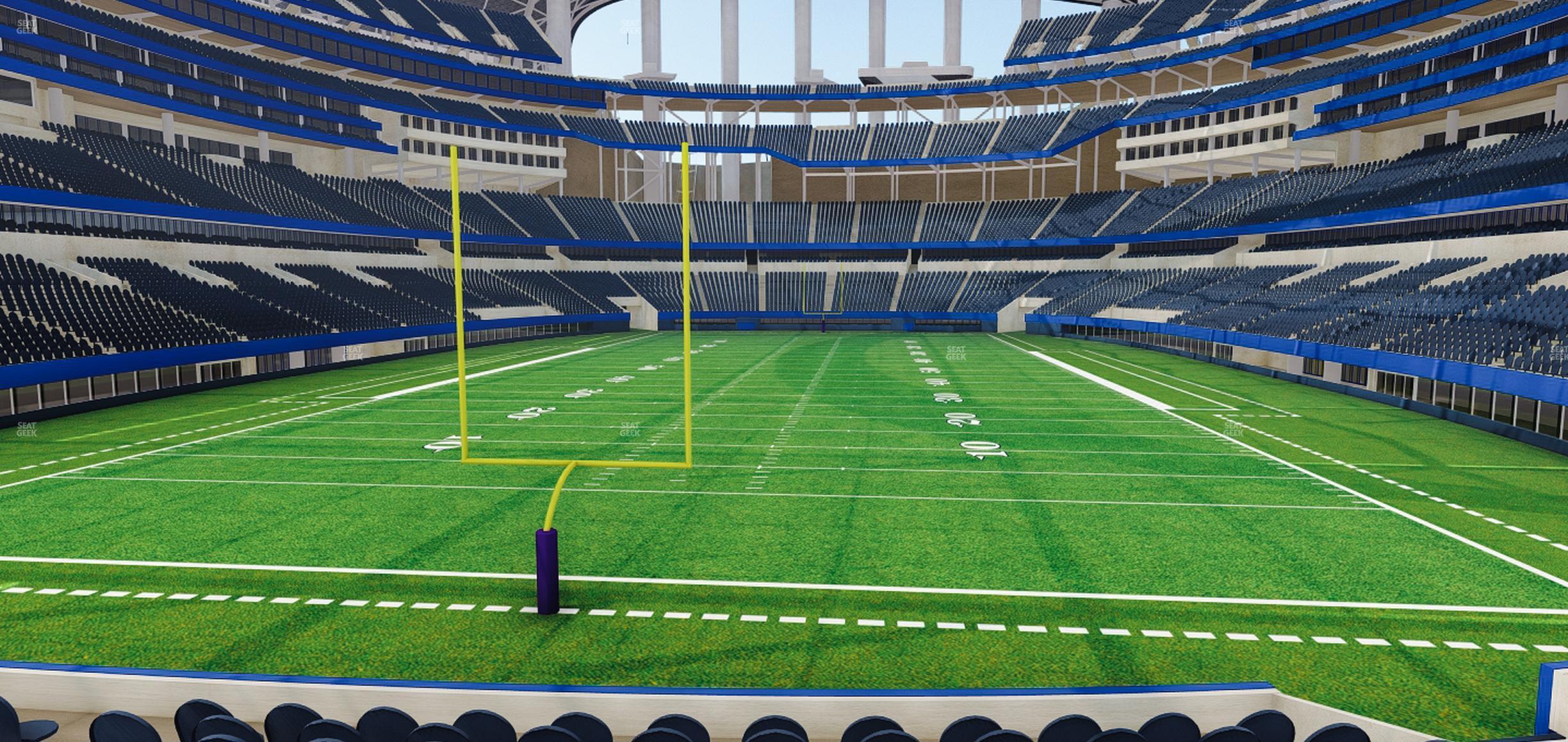 Seating view for SoFi Stadium Section 122