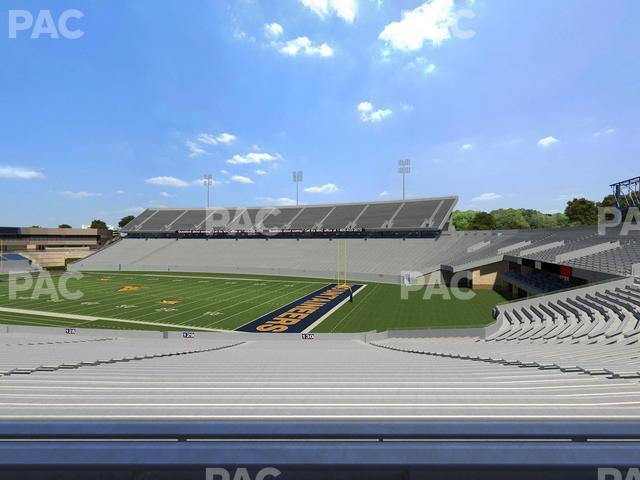 Seating view for Mountaineer Field at Milan Puskar Stadium Section 130