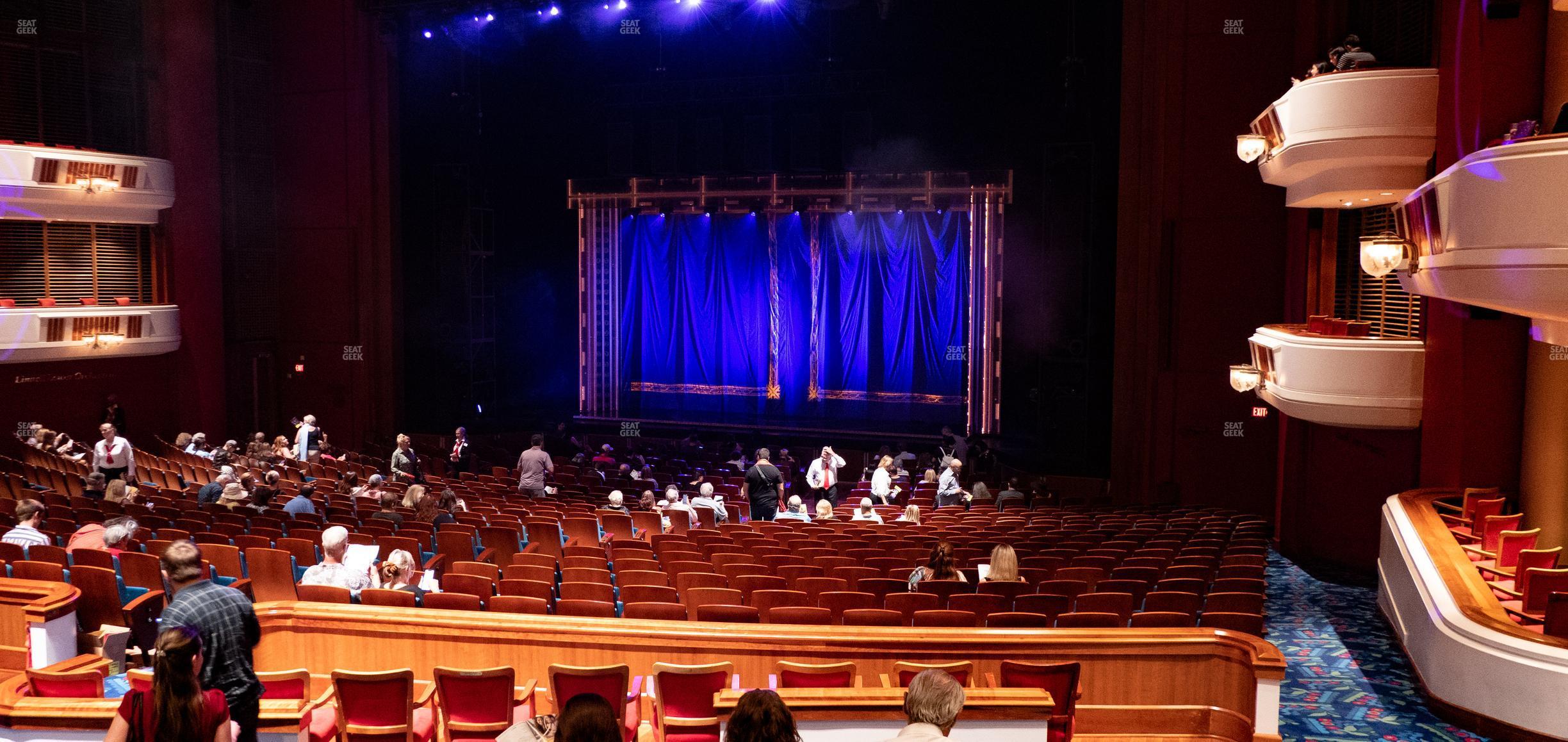 Seating view for Au-Rene Theater at the Broward Center Section Orchestra Right