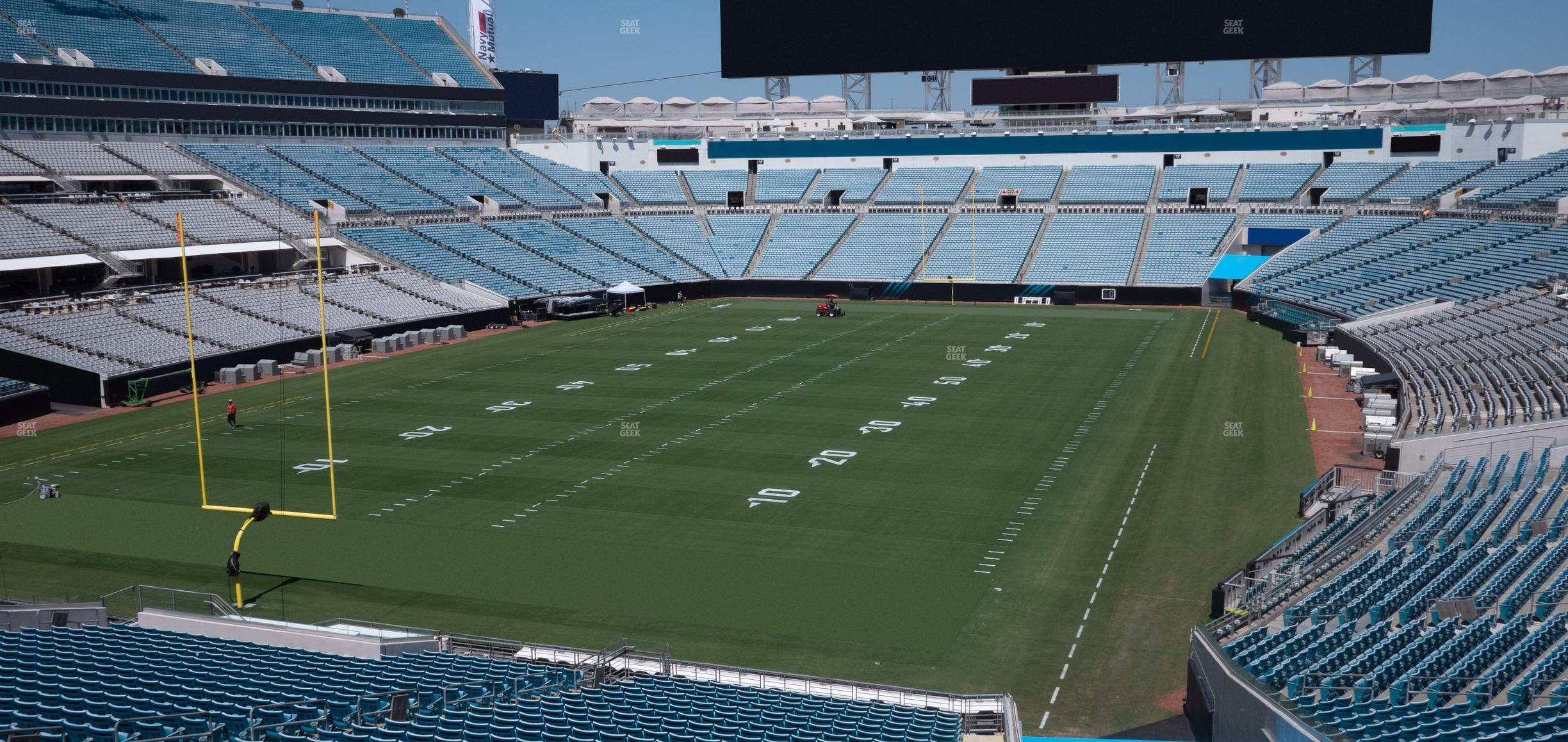 Seating view for EverBank Stadium Section Terrace Suite 2