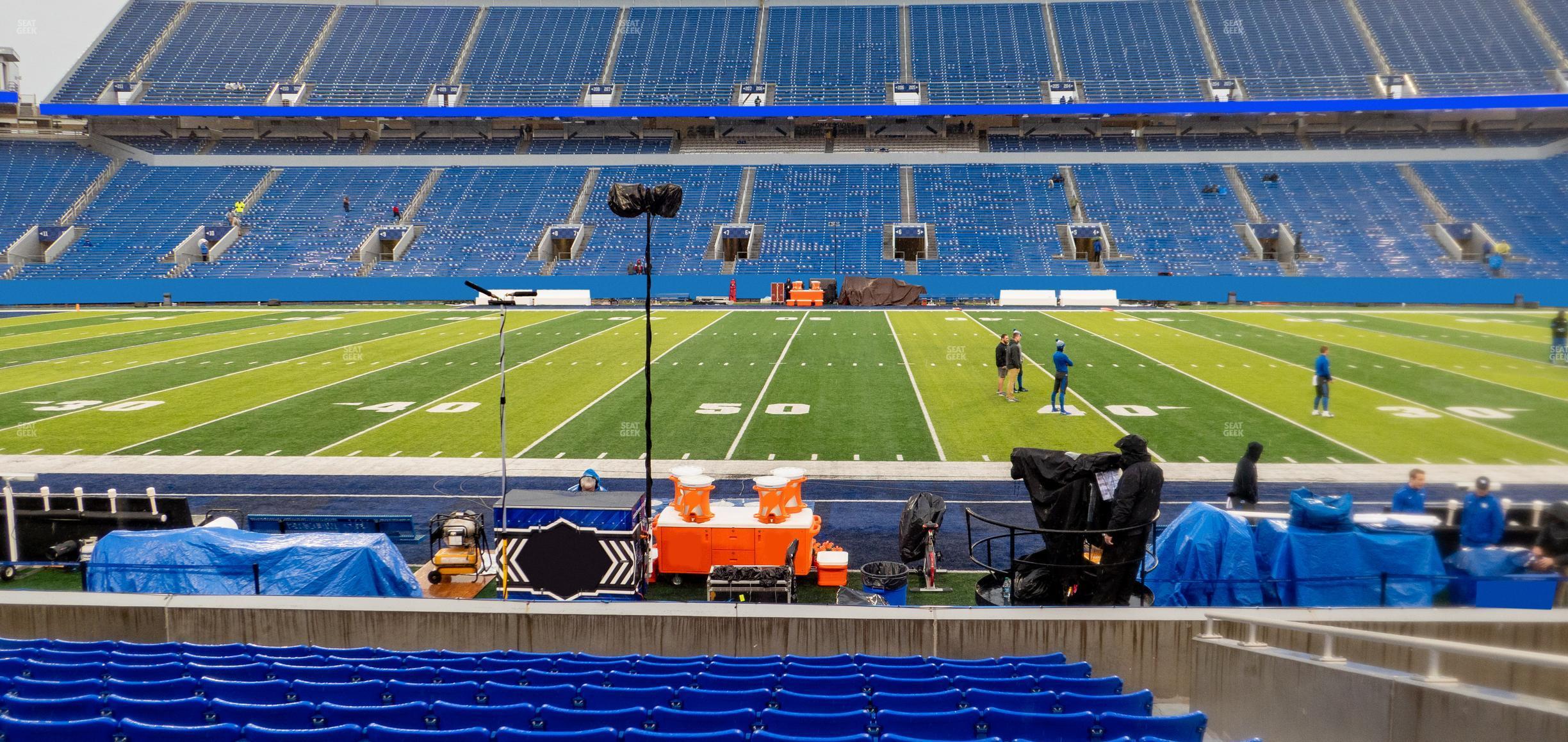 Seating view for Kroger Field Section 26