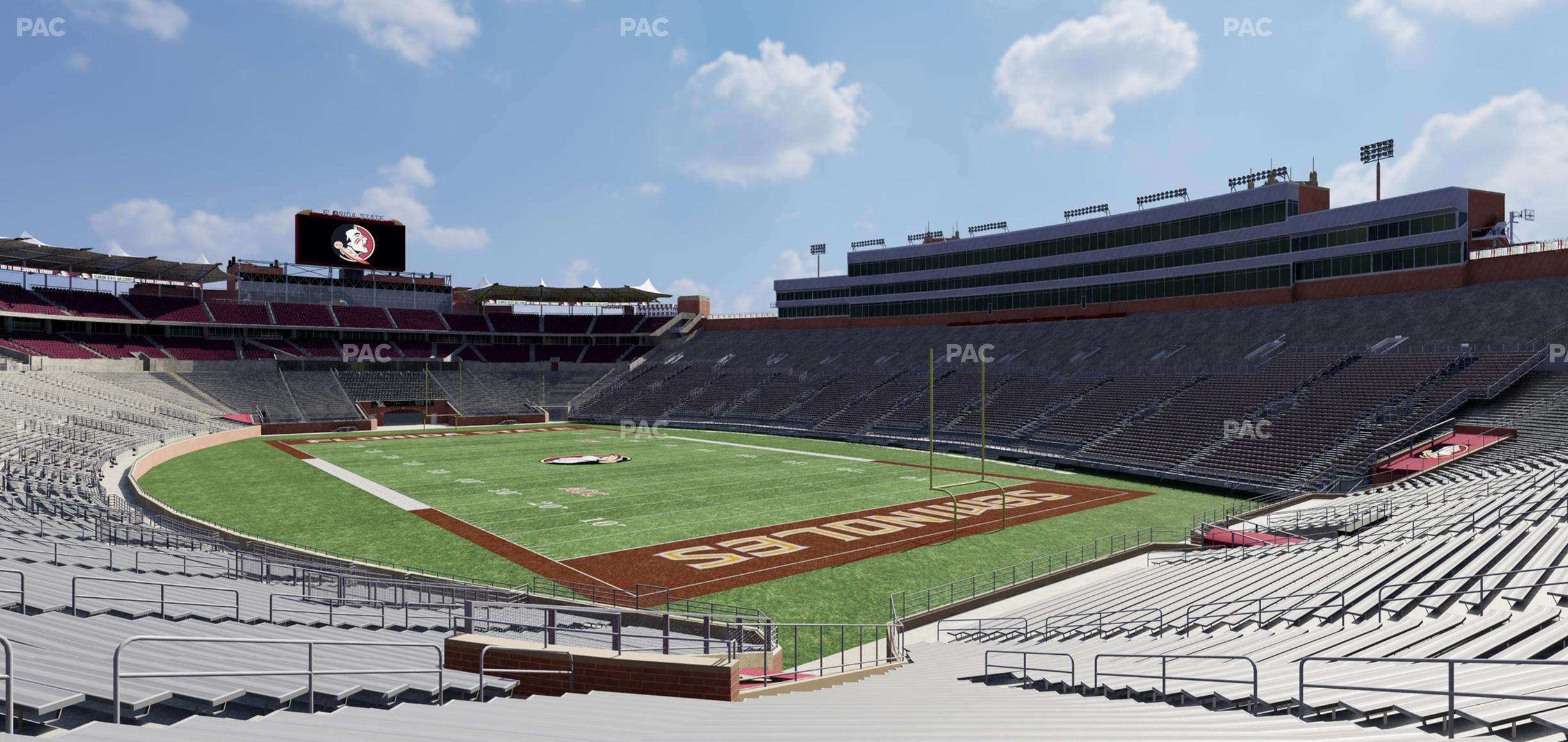 Seating view for Doak Campbell Stadium Section 3