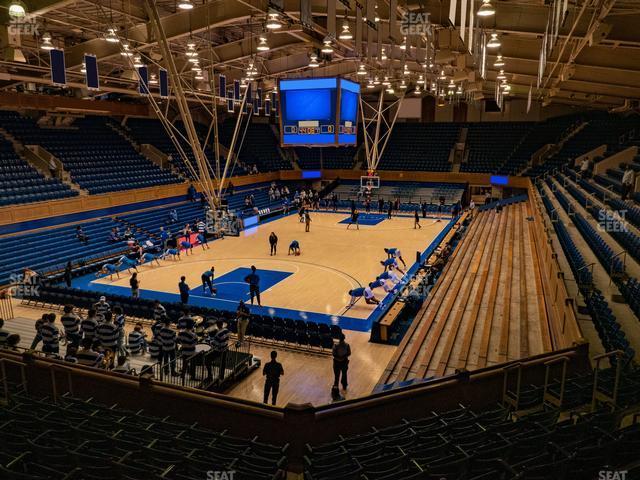 Seating view for Cameron Indoor Stadium Section 11