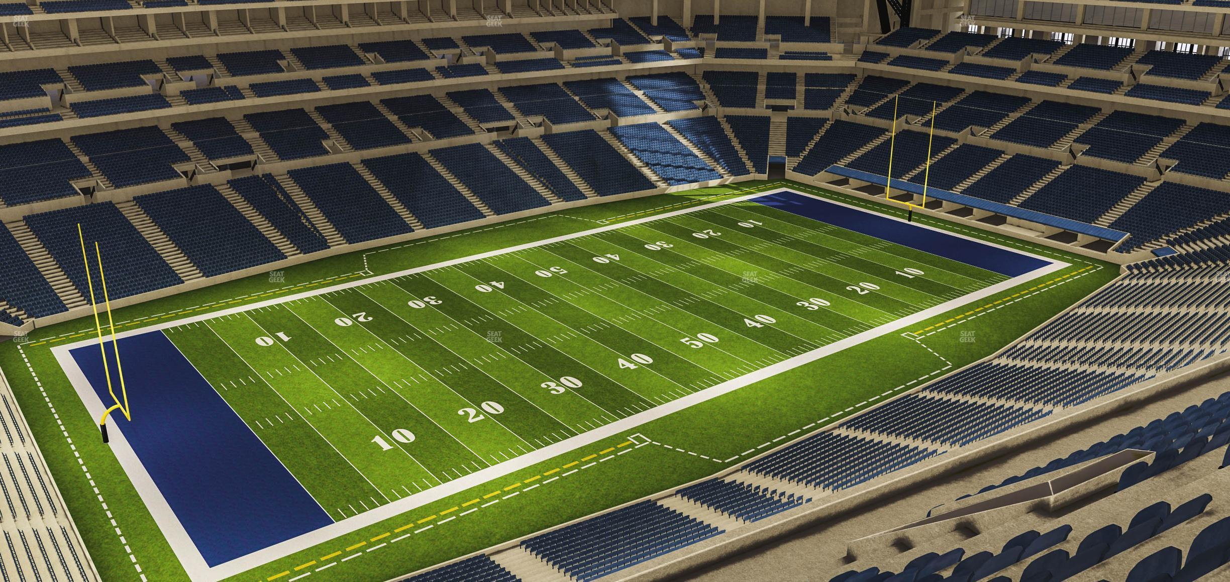 Seating view for Lucas Oil Stadium Section 645