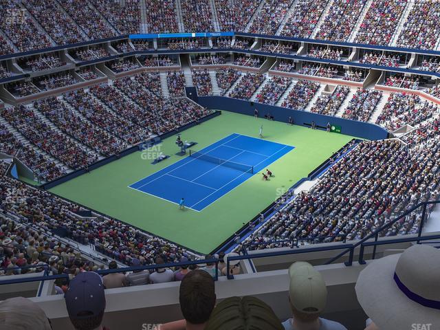 Seating view for Arthur Ashe Stadium Section 305