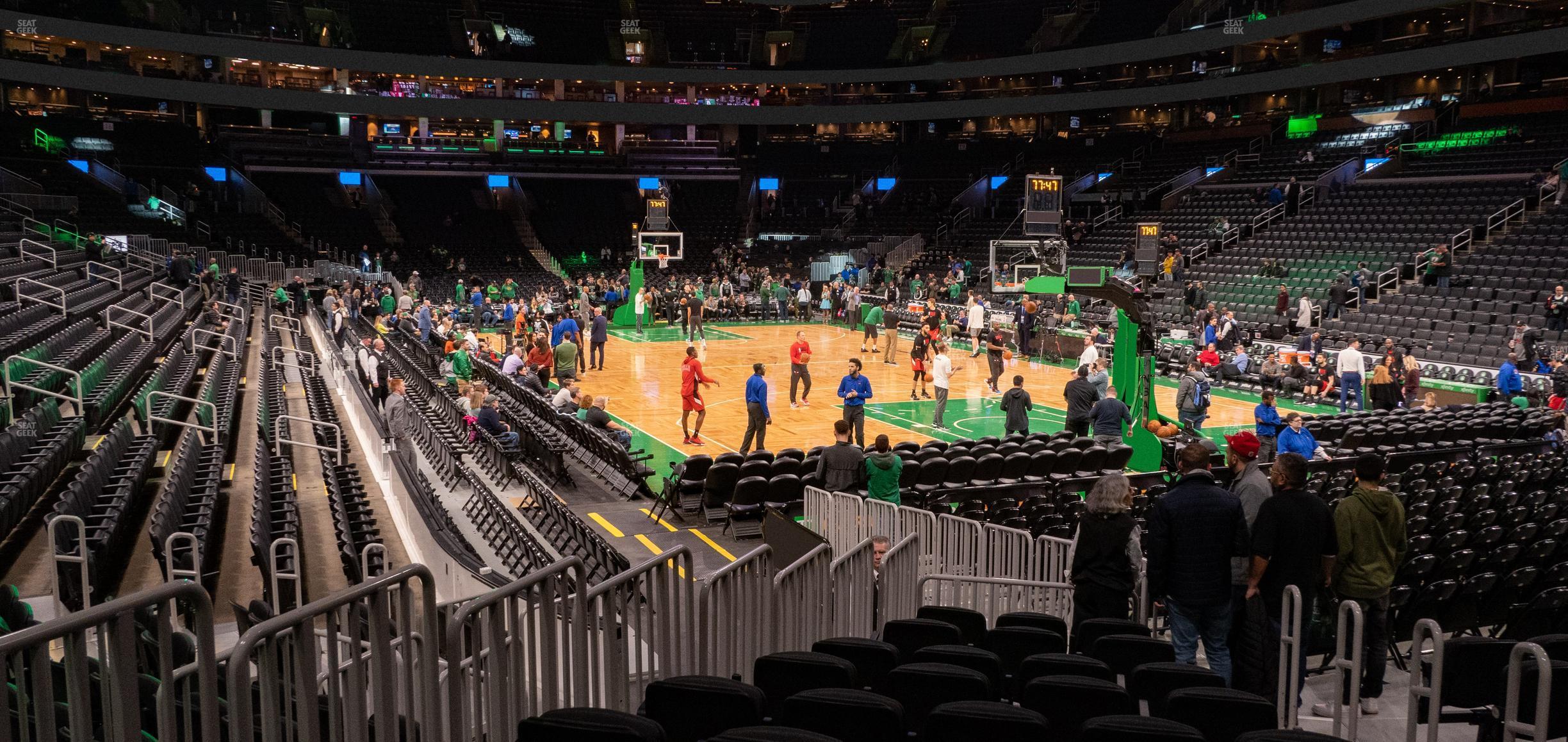 Seating view for TD Garden Section Loge 8