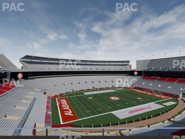 Seating view for Bryant Denny Stadium Section U 3 O