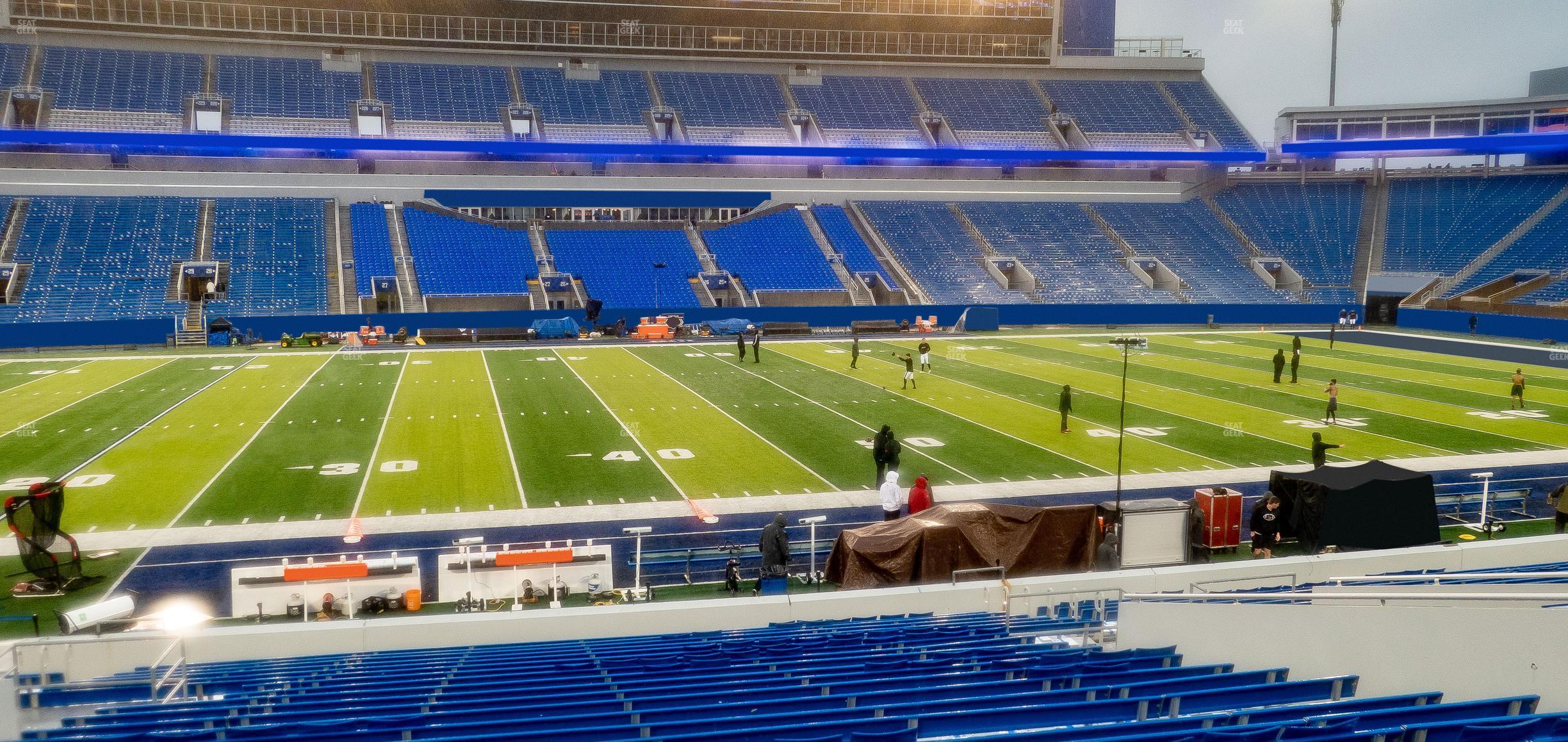 Seating view for Kroger Field Section 5