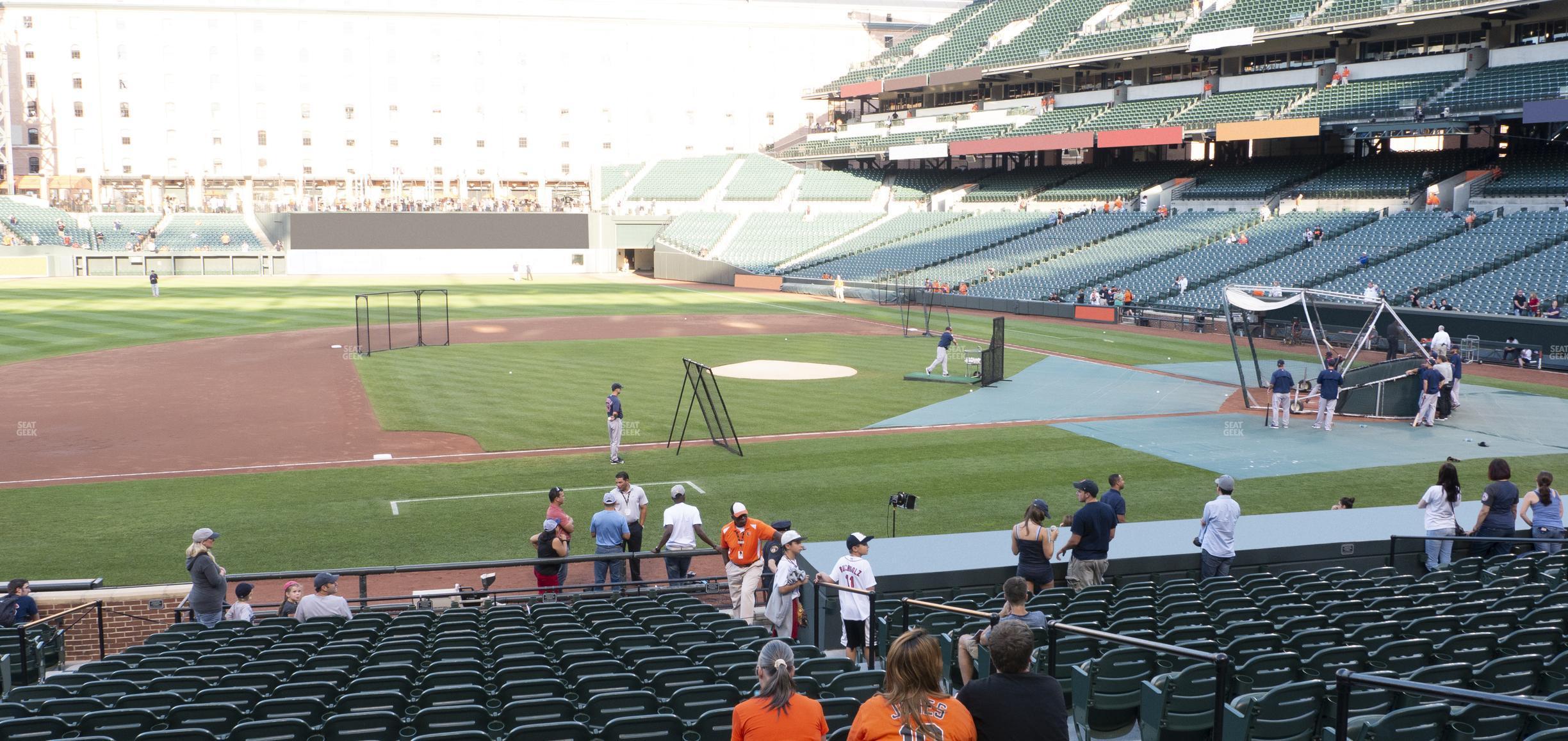 Seating view for Oriole Park at Camden Yards Section 54