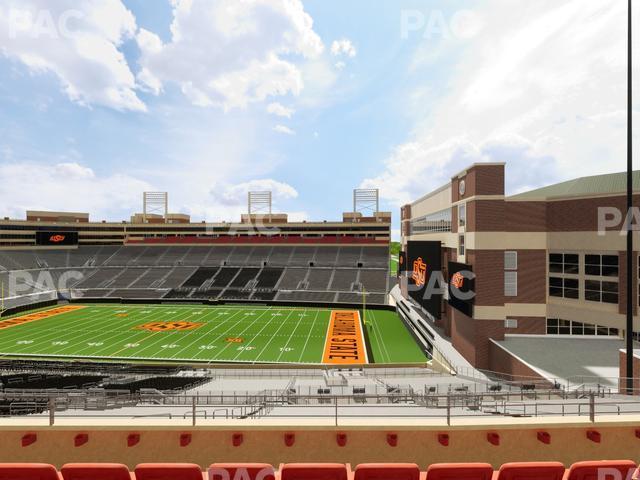 Seating view for Boone Pickens Stadium Section Club 503