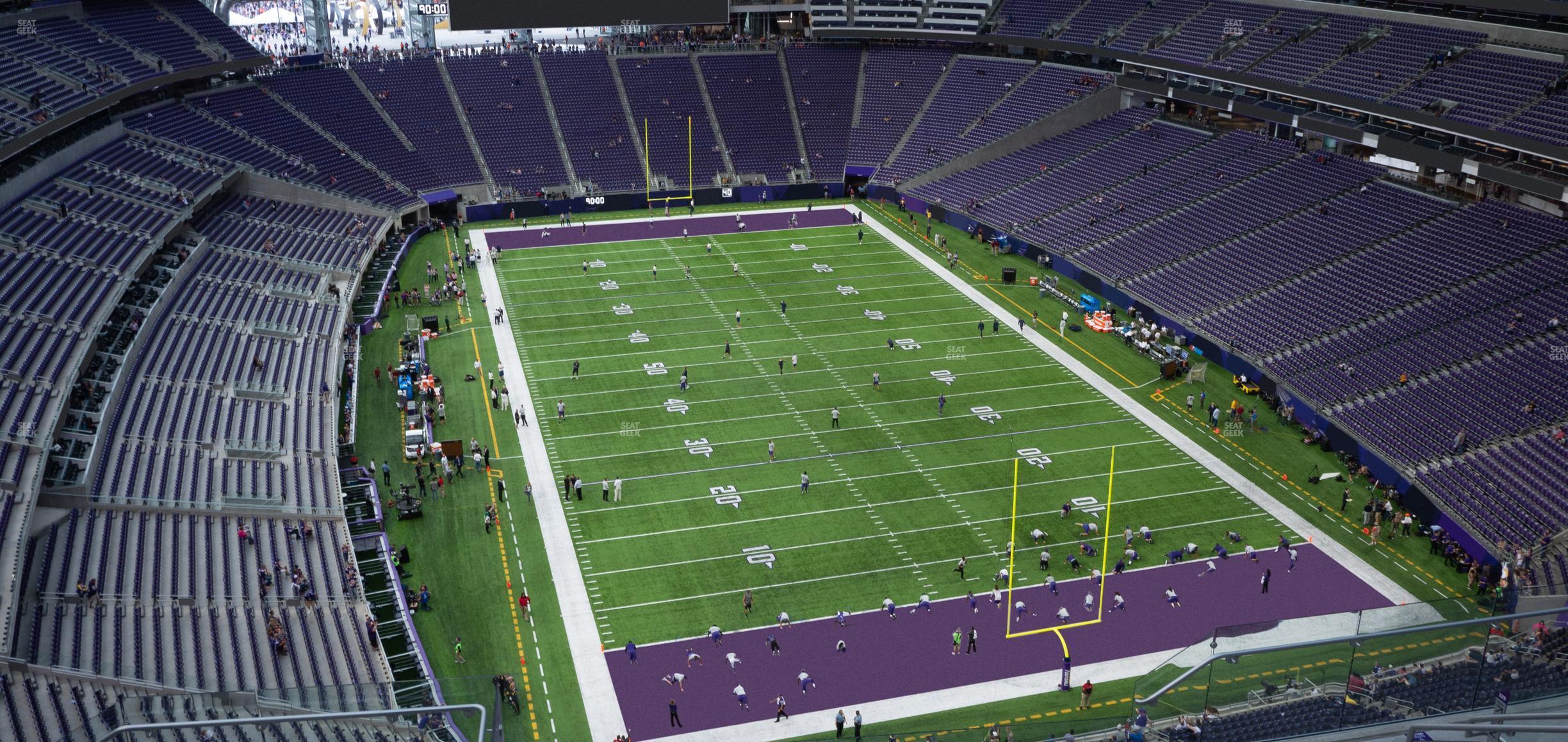 Seating view for U.S. Bank Stadium Section 329