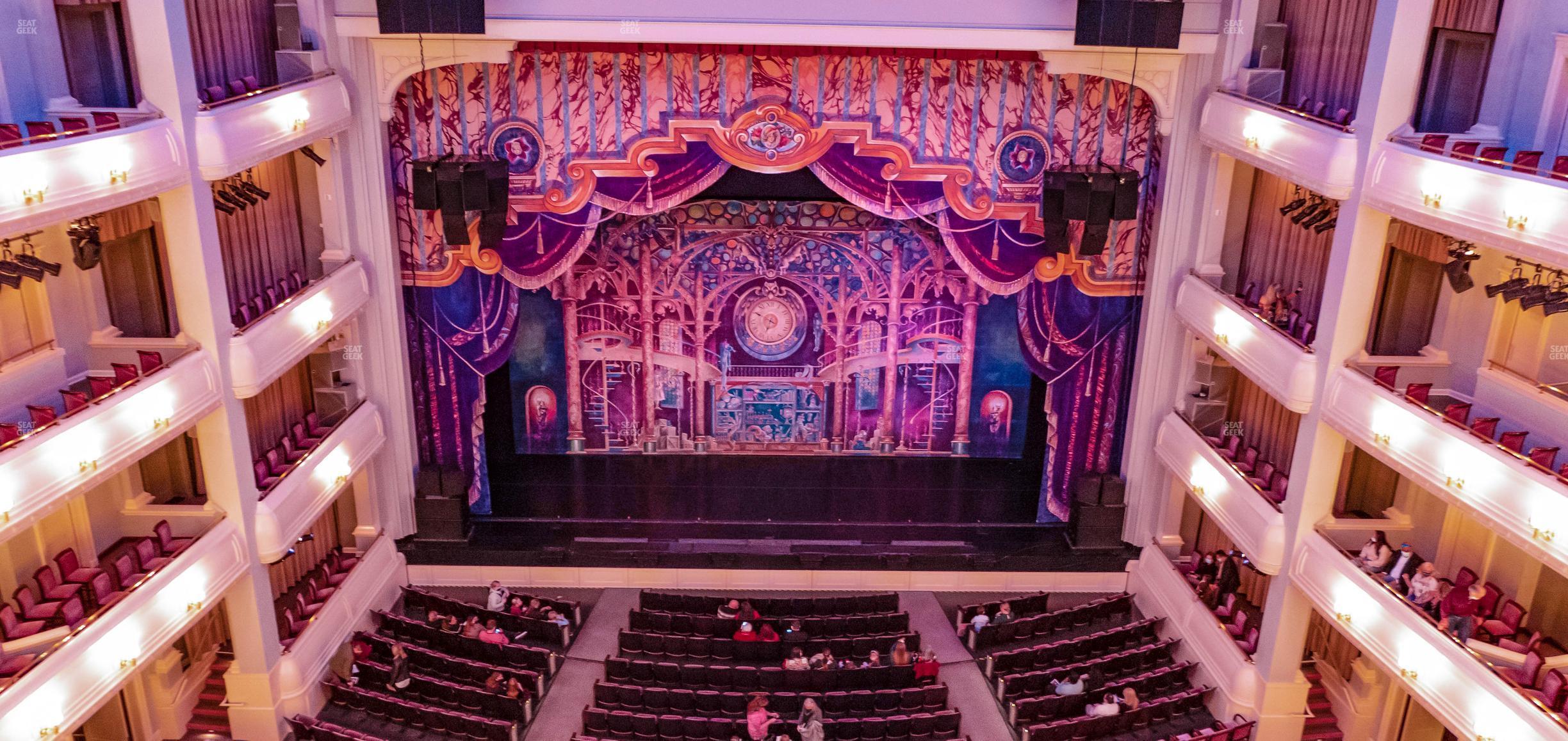 Seating view for Bass Performance Hall Section Lower Gallery Center