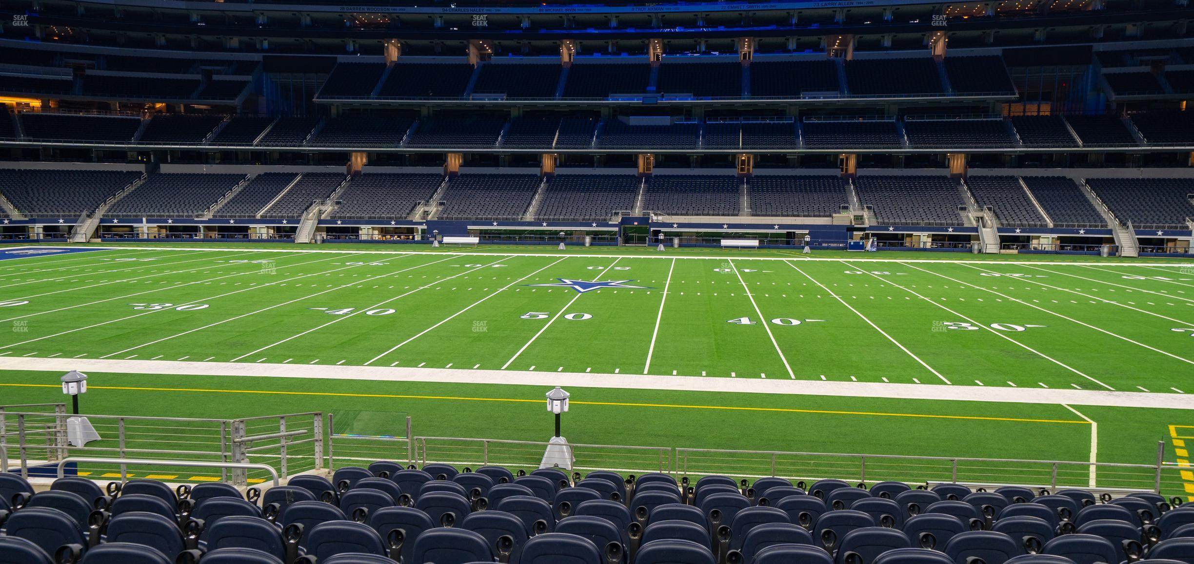 Seating view for AT&T Stadium Section C 110