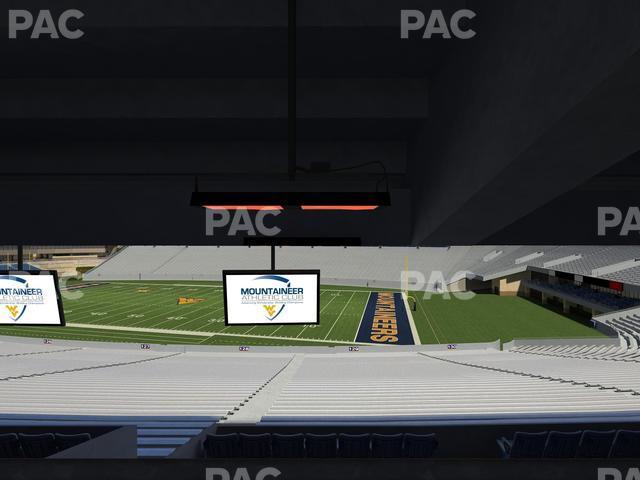 Seating view for Mountaineer Field at Milan Puskar Stadium Section Field Box 70