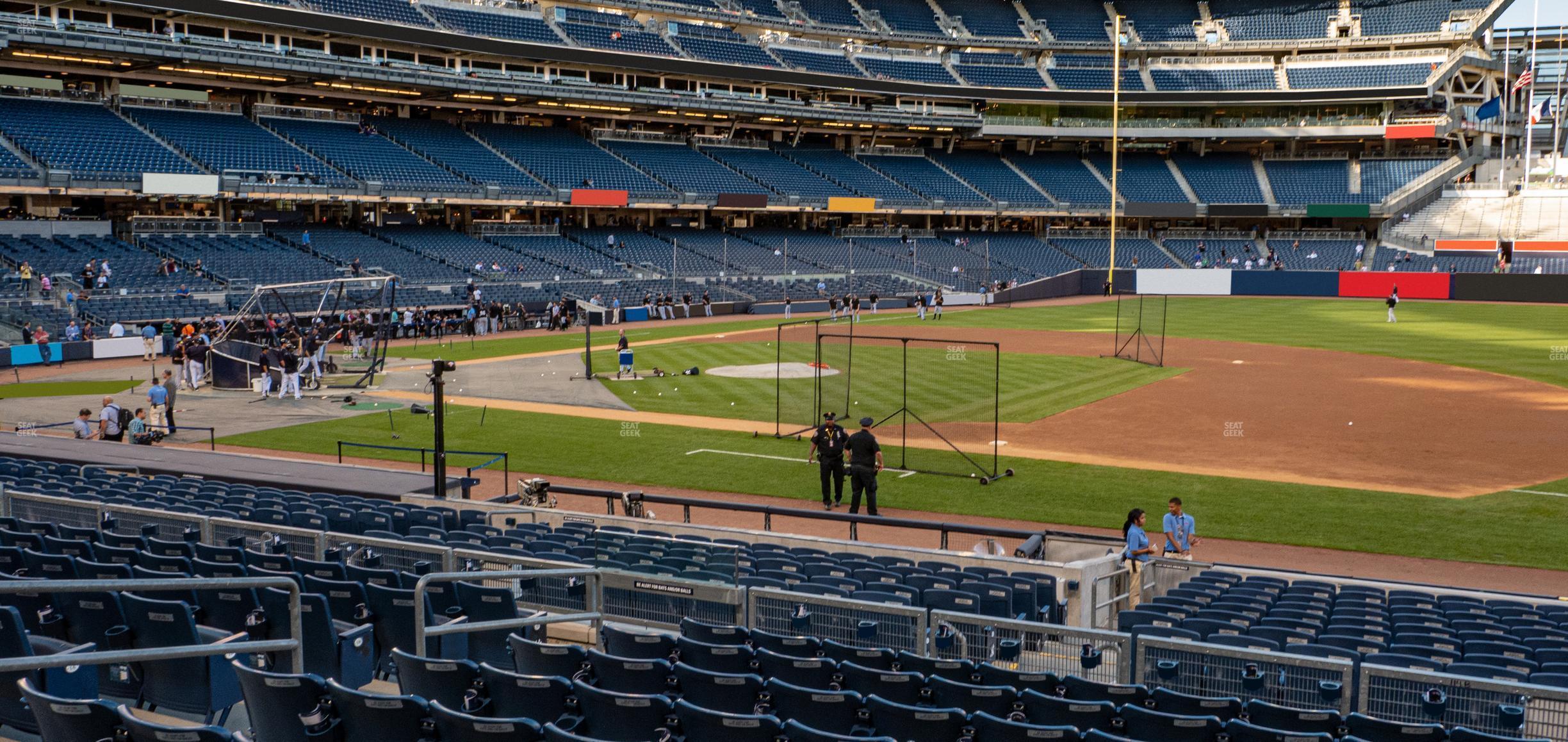 Seating view for Yankee Stadium Section Field Level 114 B