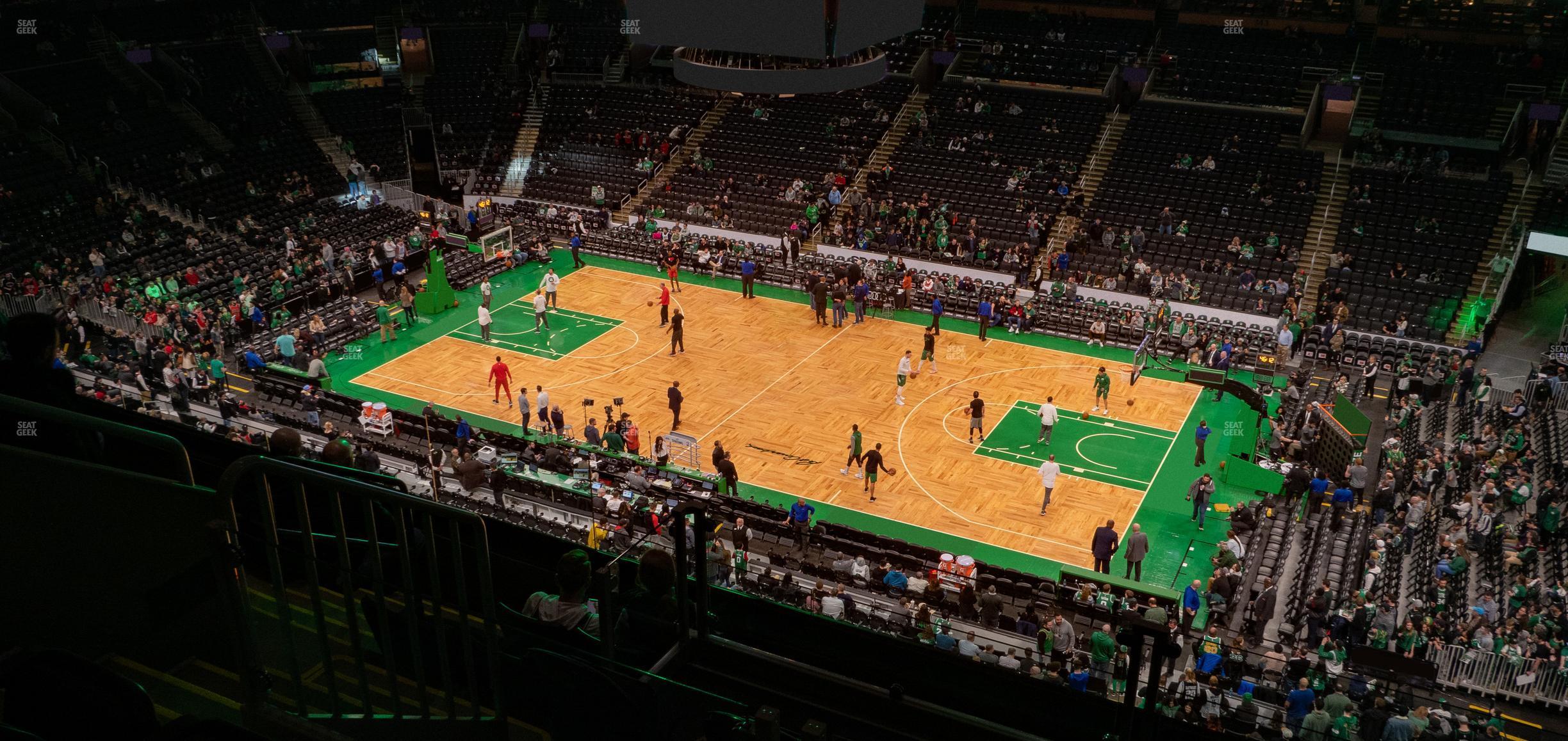 Seating view for TD Garden Section Balcony 329