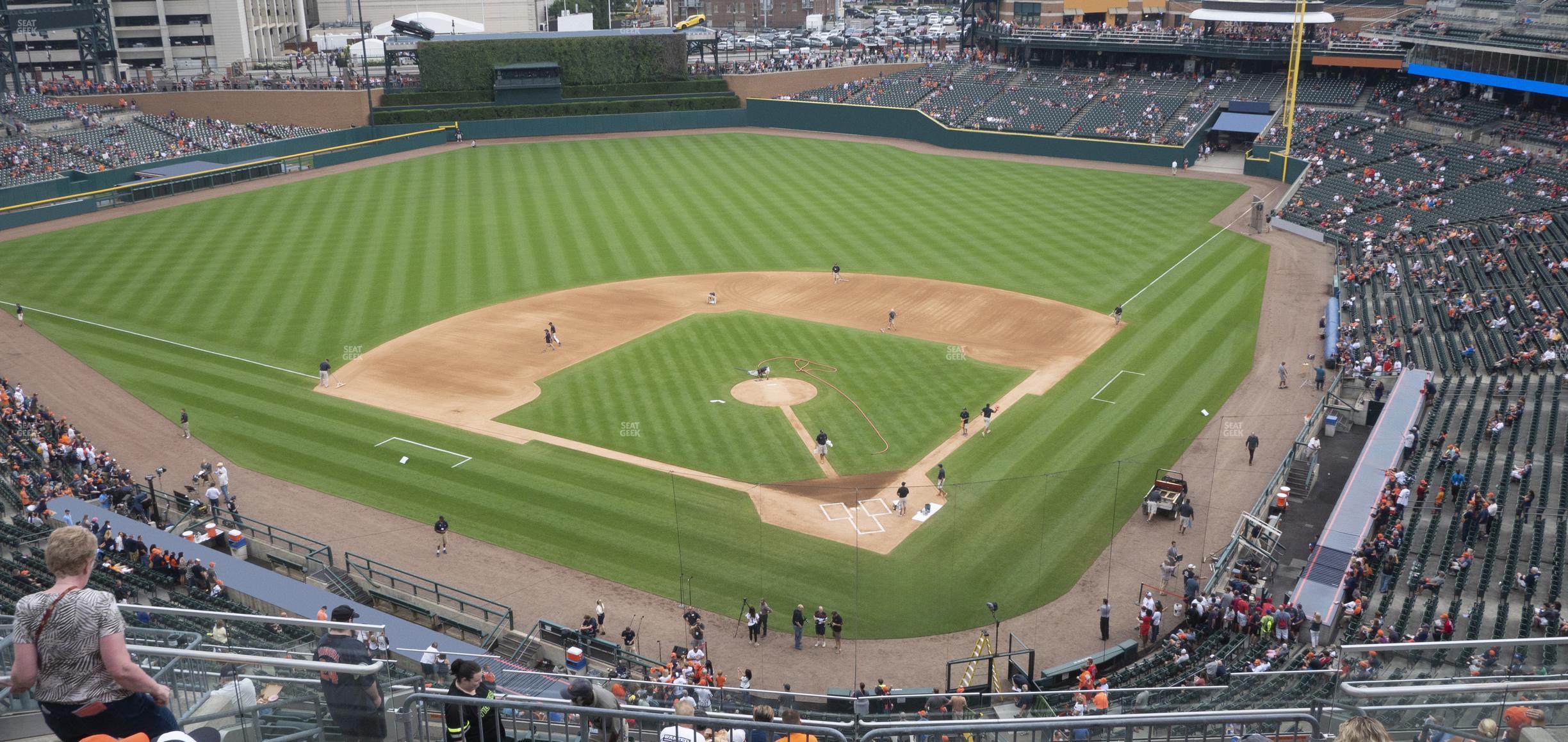 Seating view for Comerica Park Section 329