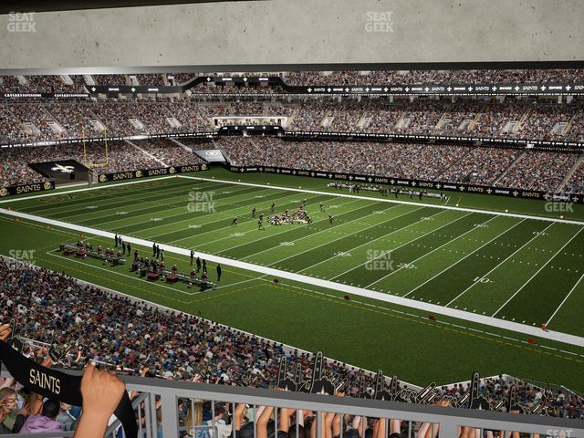 Seating view for Caesars Superdome Section Suite 315