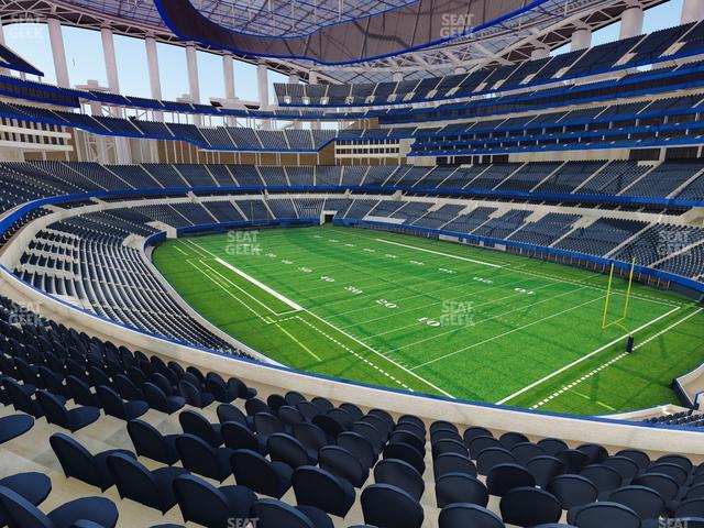 Seating view for SoFi Stadium Section 226