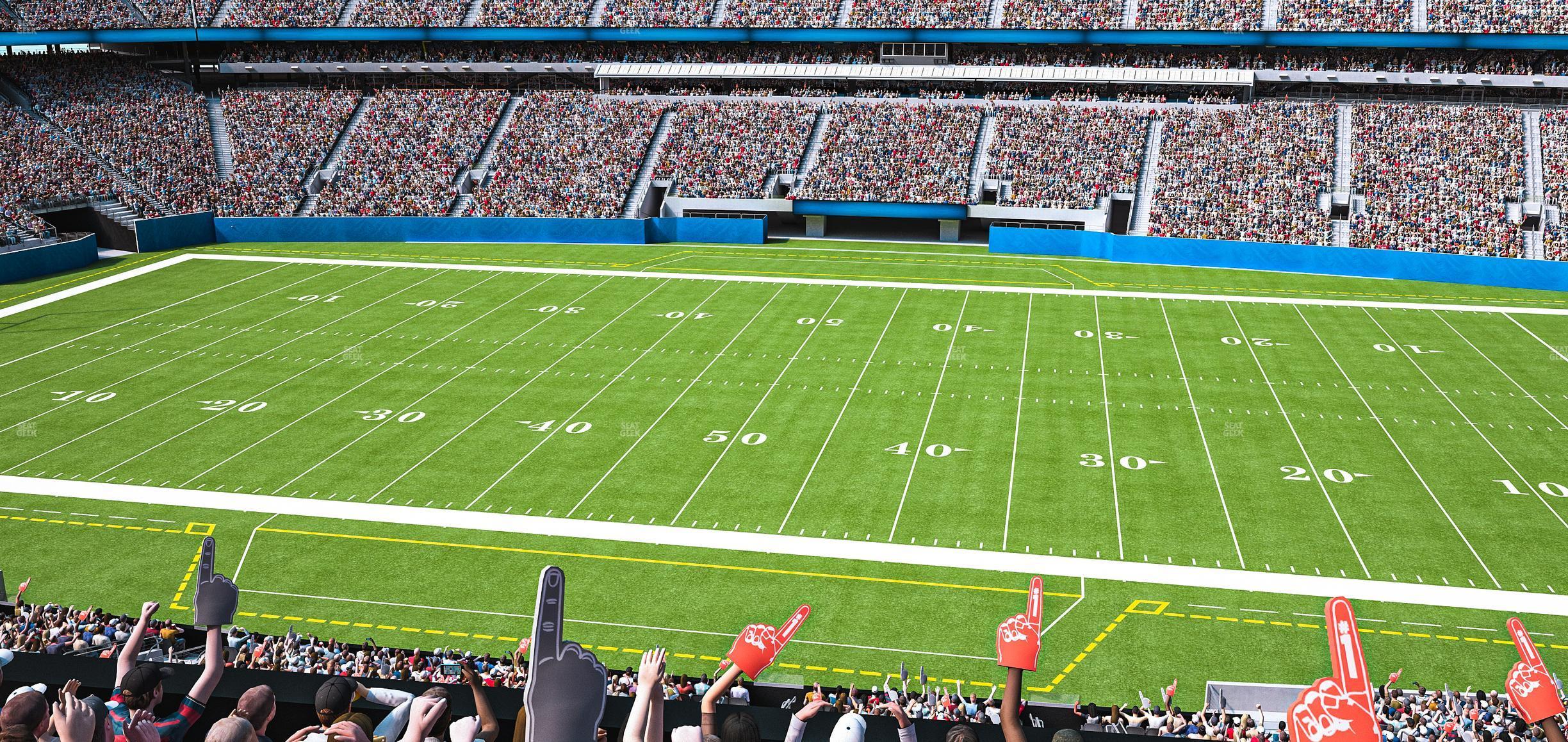 Seating view for MetLife Stadium Section 212