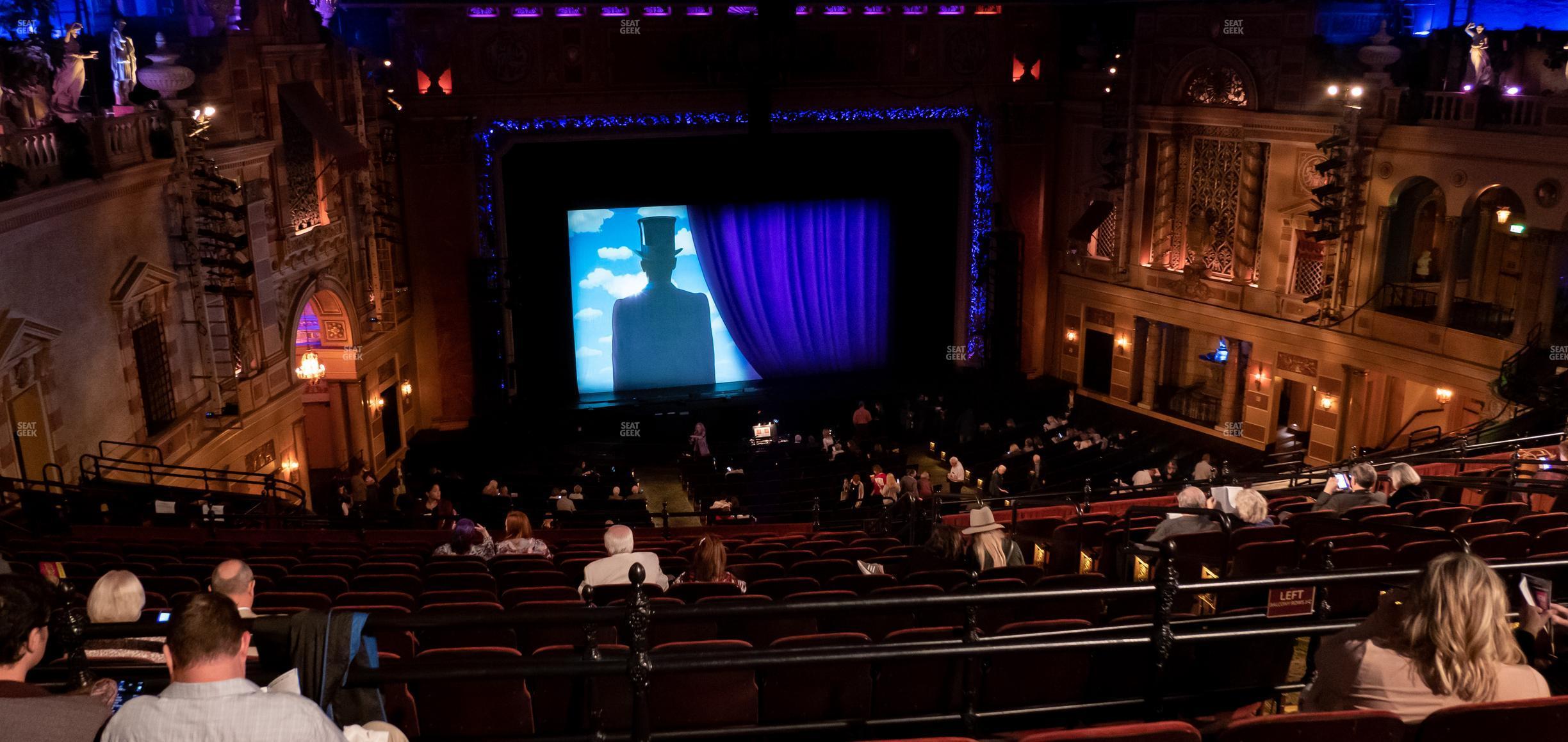 Seating view for Saenger Theatre - New Orleans Section Balcony Left