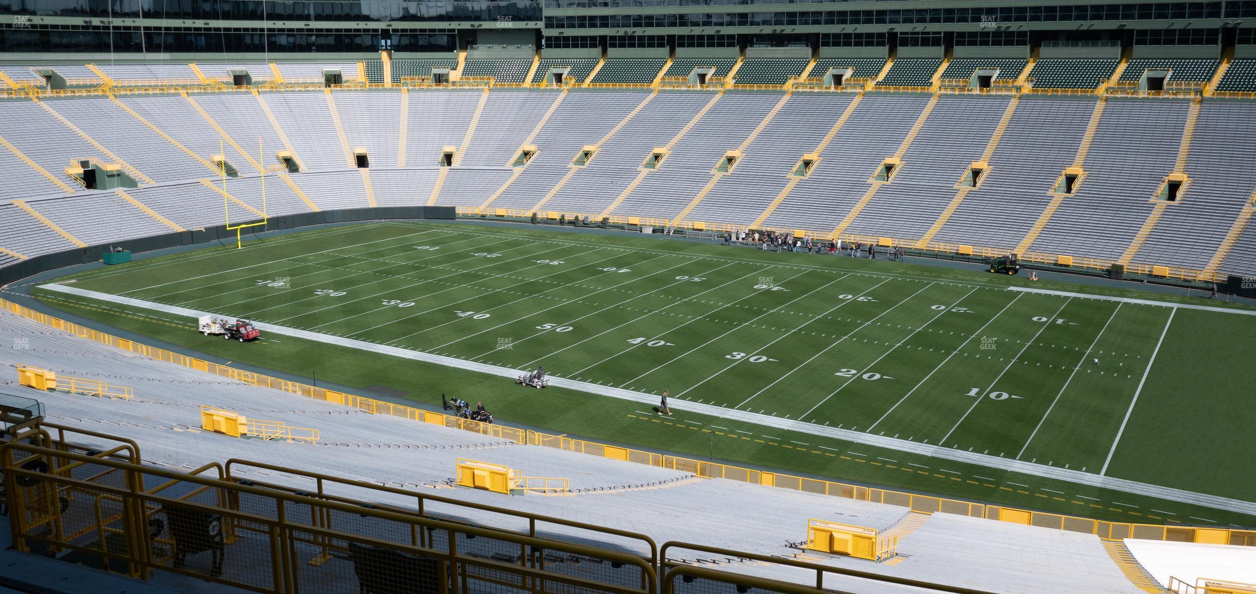 Seating view for Lambeau Field Section 330