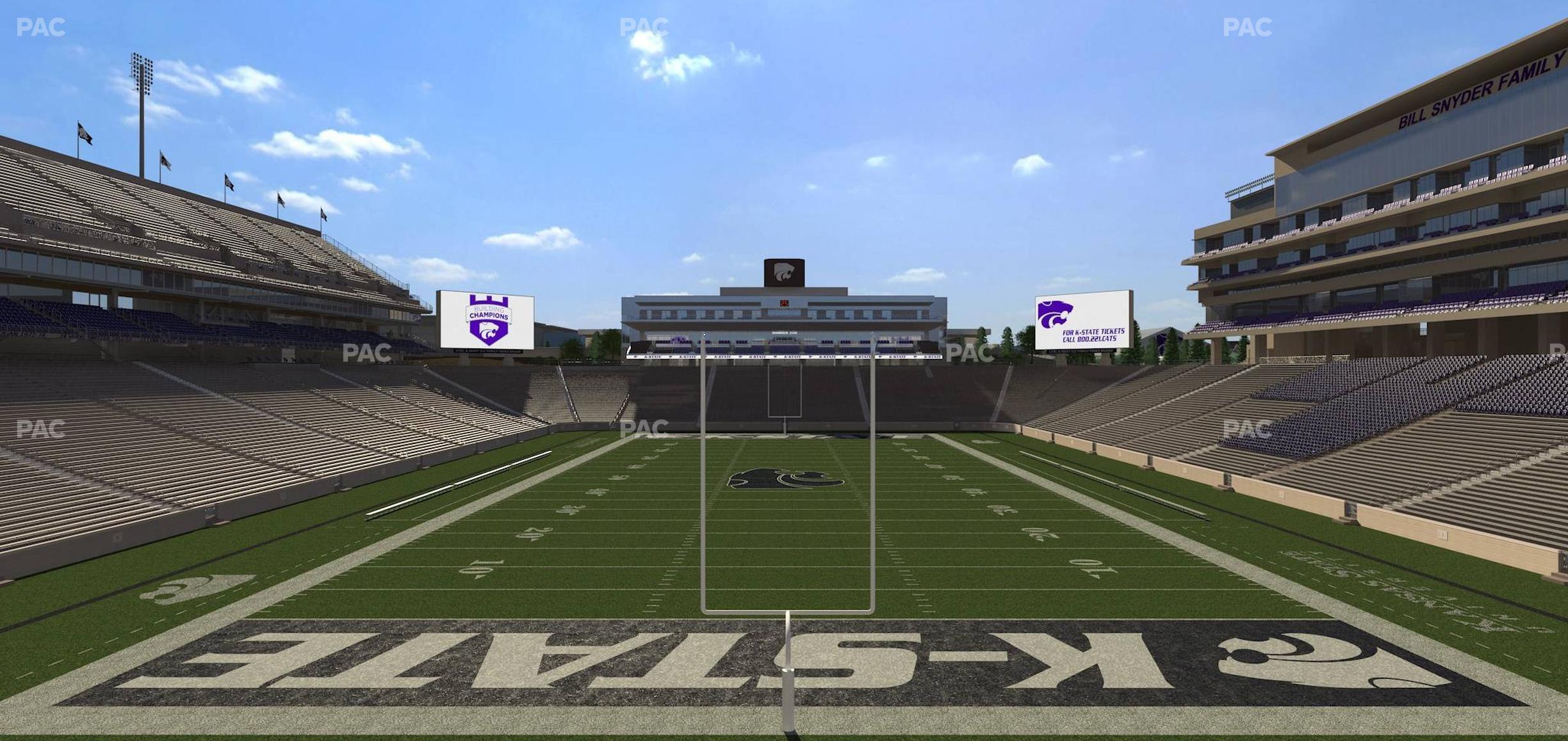 Seating view for Bill Snyder Family Stadium Section Ga Seating