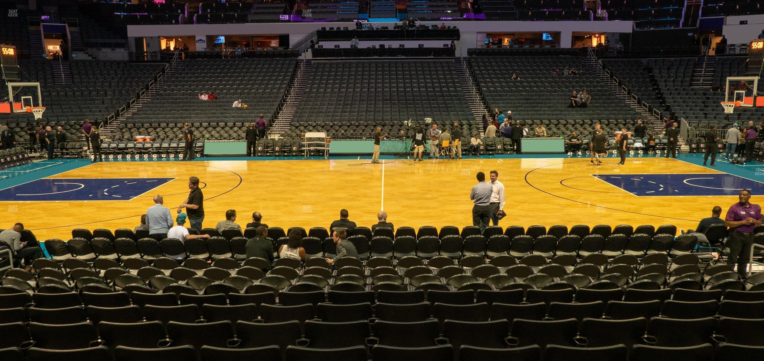 Seating view for Spectrum Center Section 114