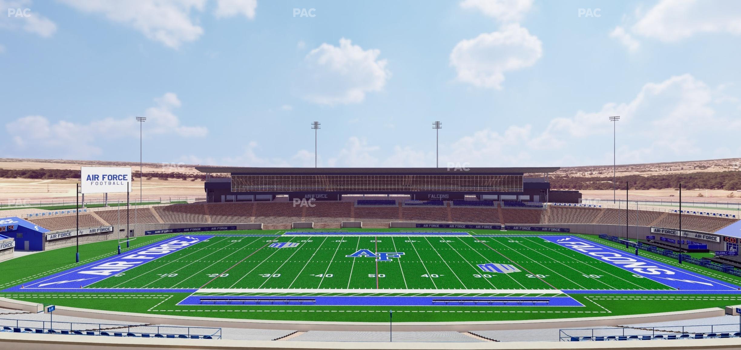 Seating view for Falcon Stadium Section M 8