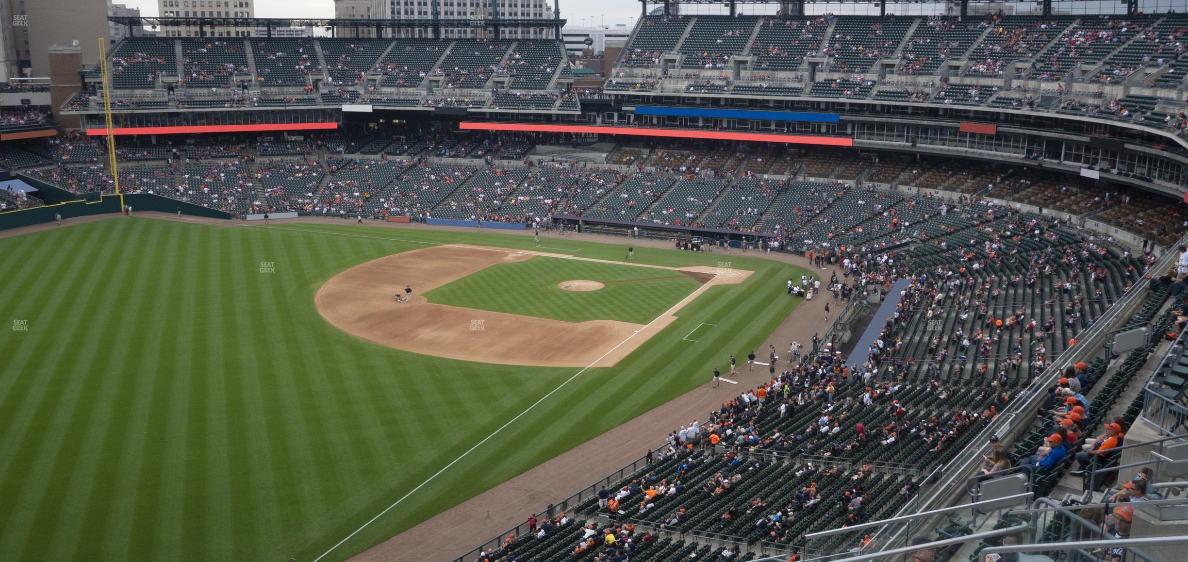 Seating view for Comerica Park Section 343