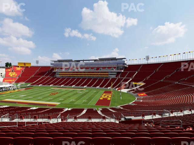 Seating view for Los Angeles Memorial Coliseum Section 219 A