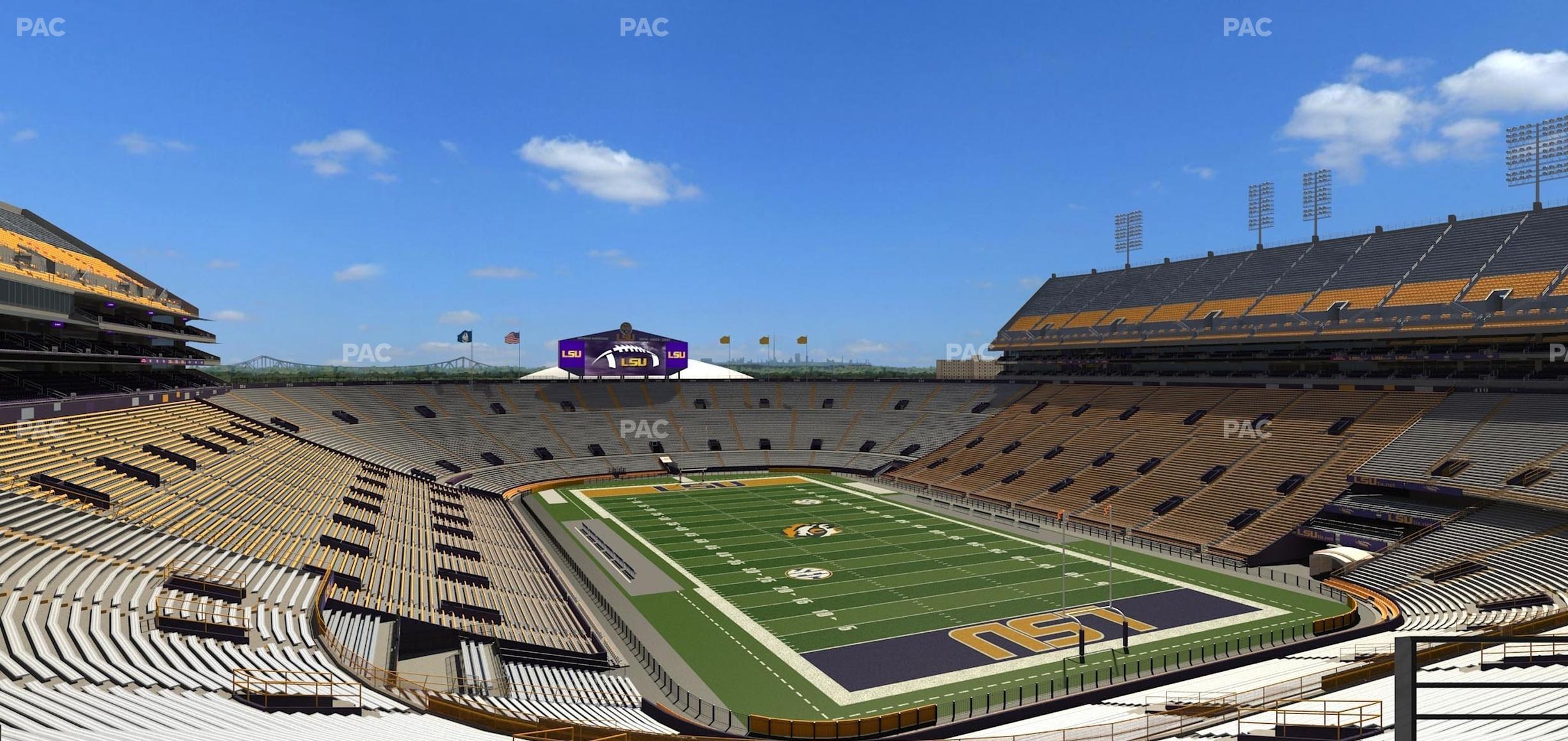 Seating view for Tiger Stadium Section Suite 166