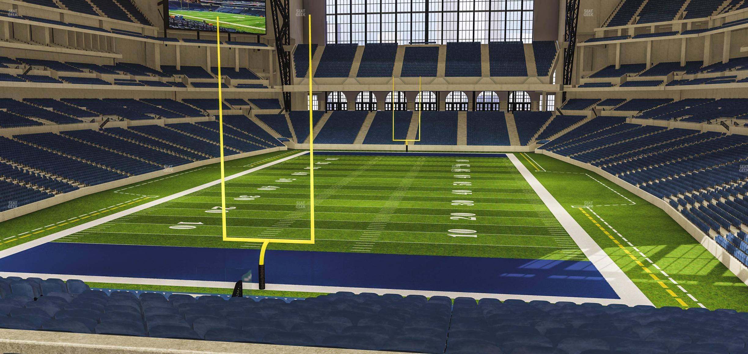 Seating view for Lucas Oil Stadium Section 225