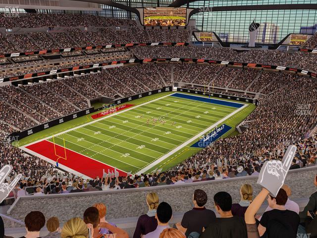 Seating view for Allegiant Stadium Section 419