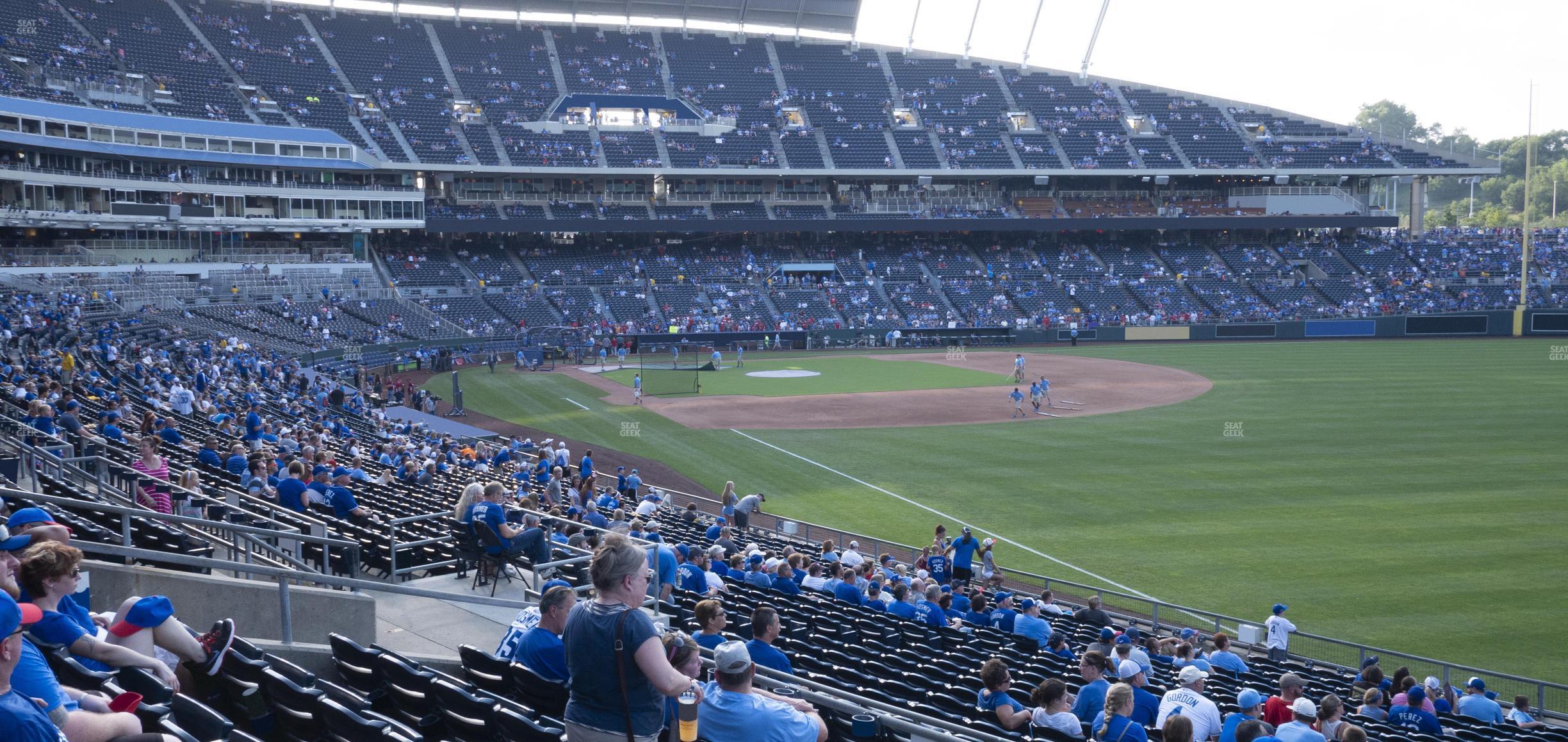 Seating view for Kauffman Stadium Section 246