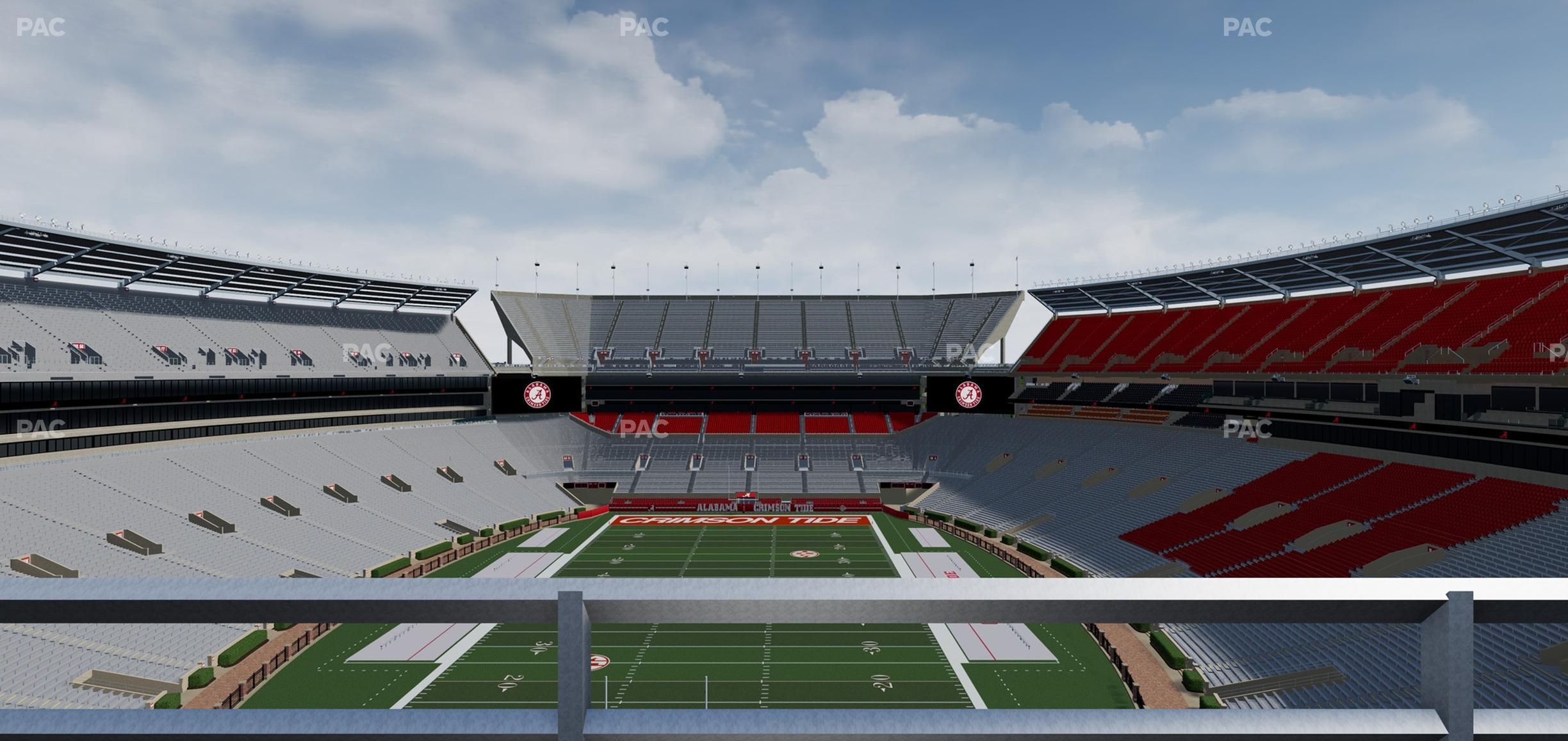 Seating view for Bryant Denny Stadium Section Nn 7