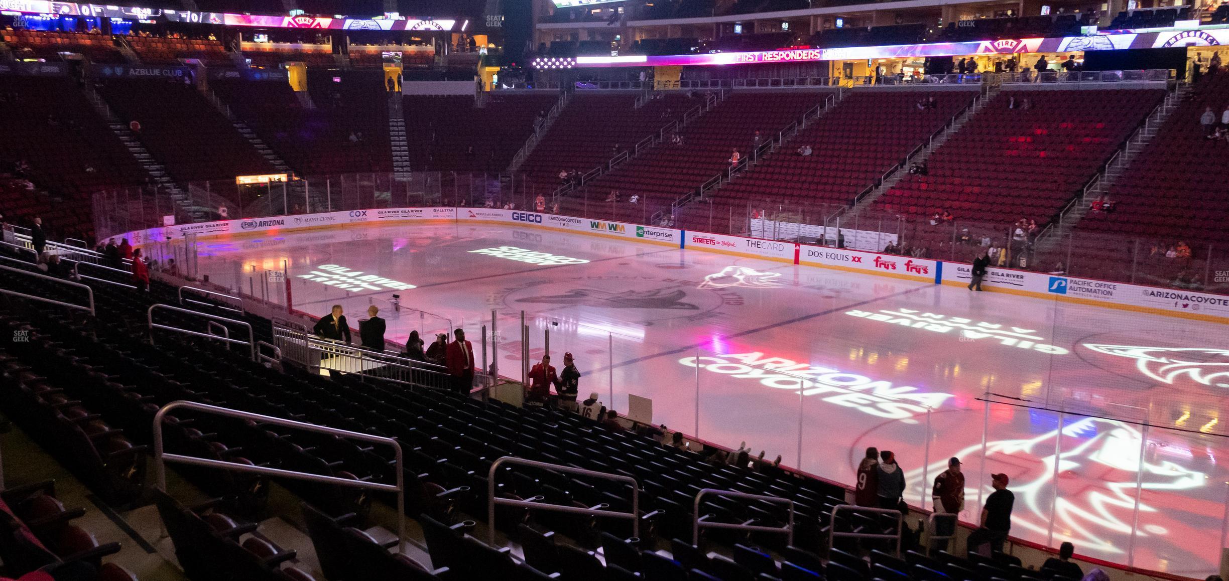 Seating view for Desert Diamond Arena Section 120