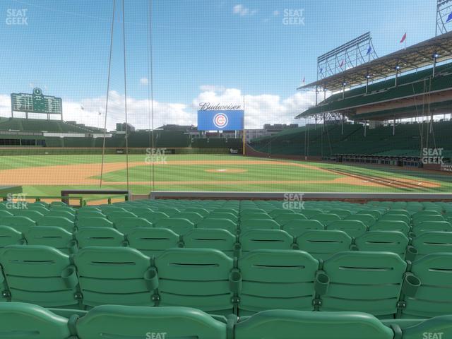 Seating view for Wrigley Field Section Club Box Home Plate 13