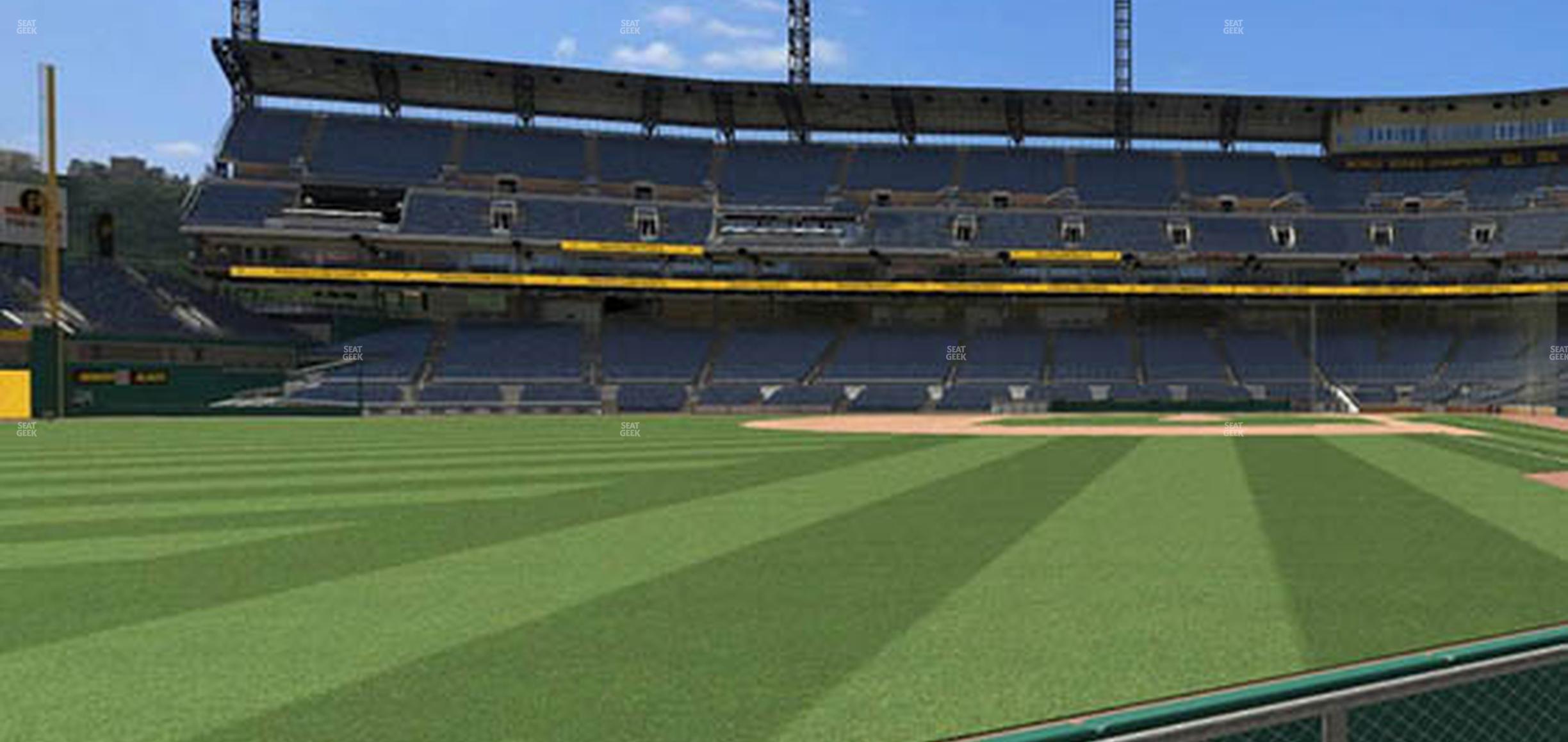 Seating view for PNC Park Section 134