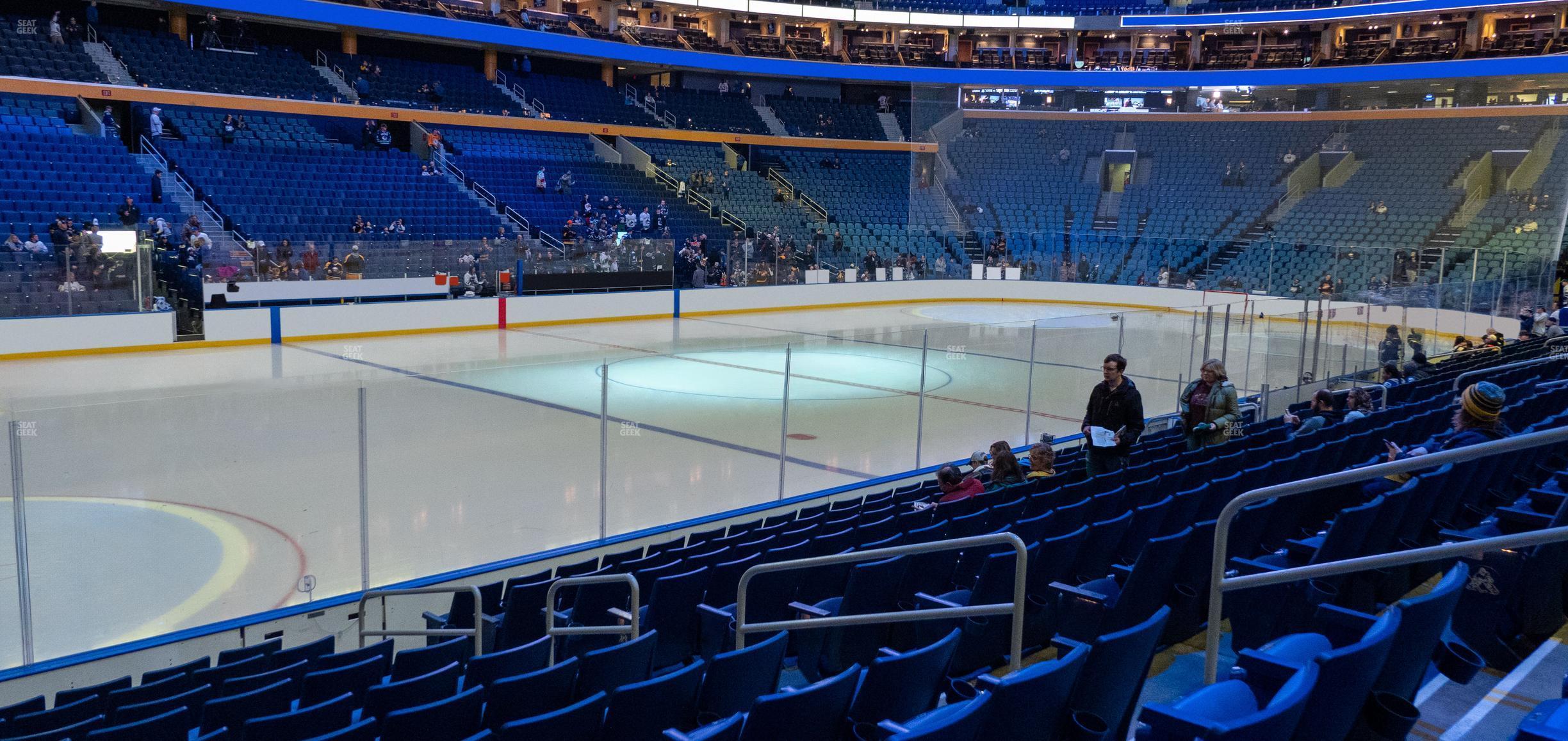 Seating view for KeyBank Center Section 119