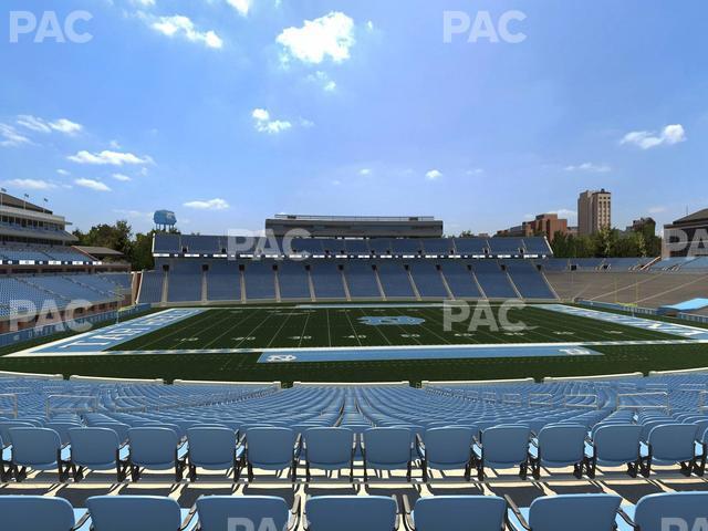 Seating view for Kenan Memorial Stadium Section 105