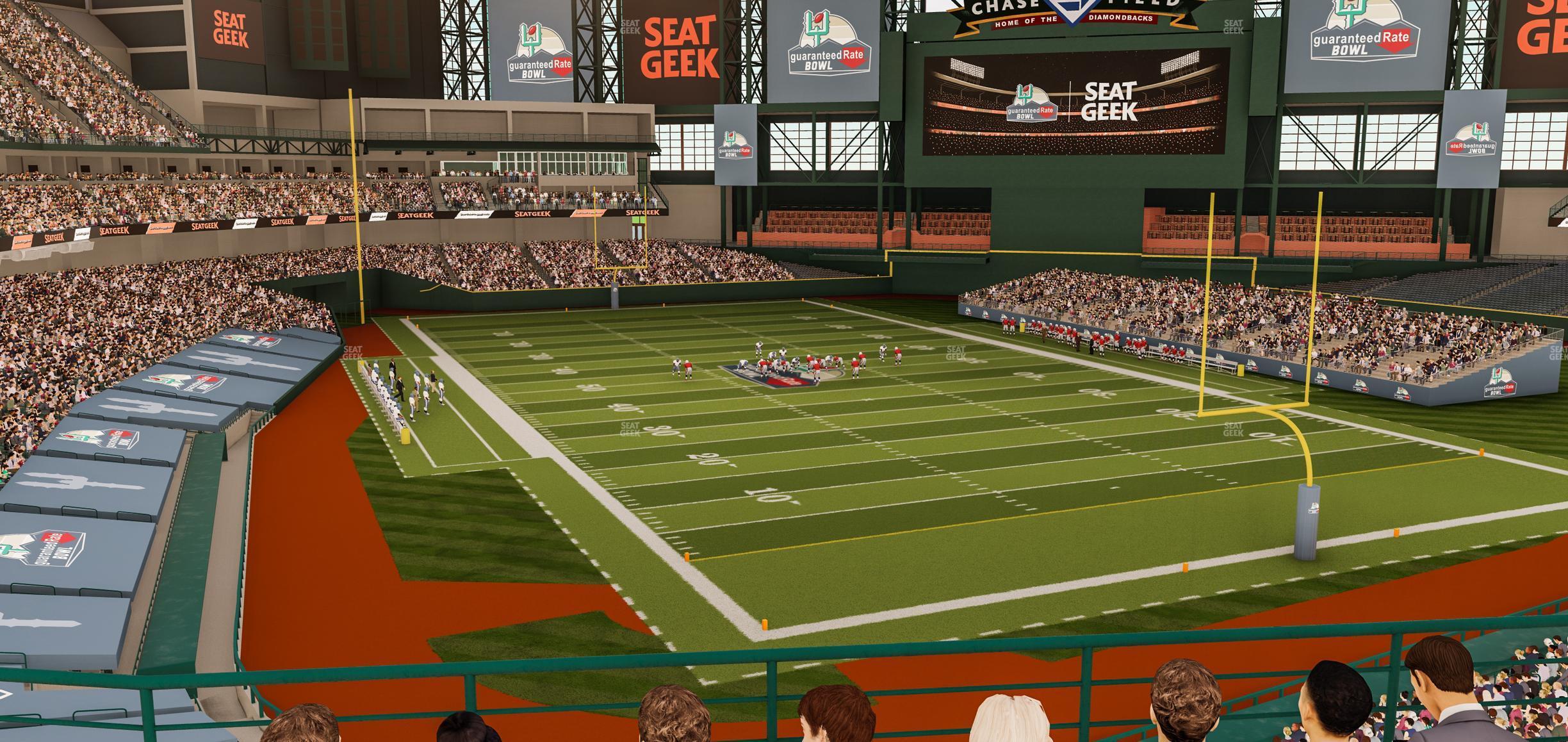 Seating view for Chase Field Section Suite 33