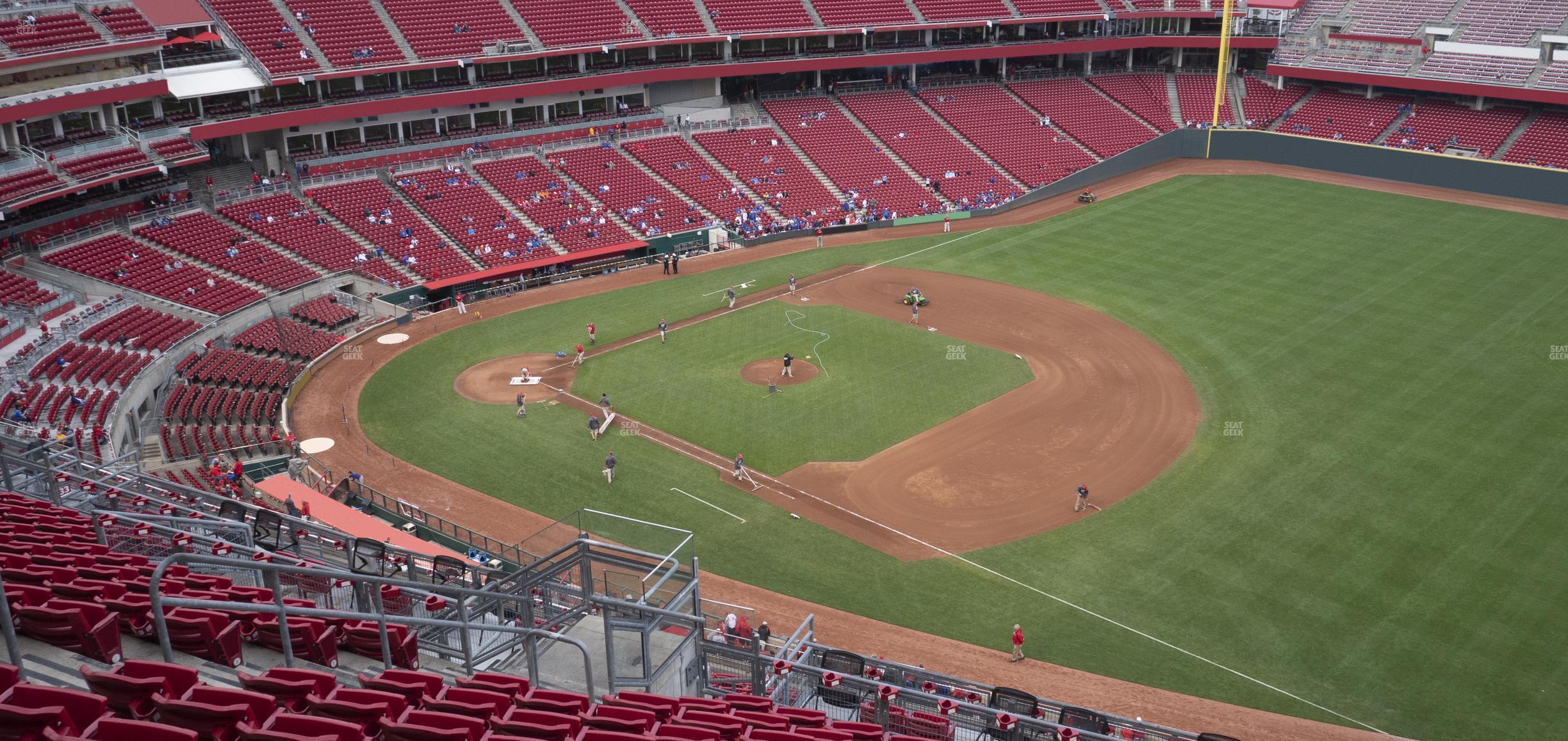 Seating view for Great American Ball Park Section 534