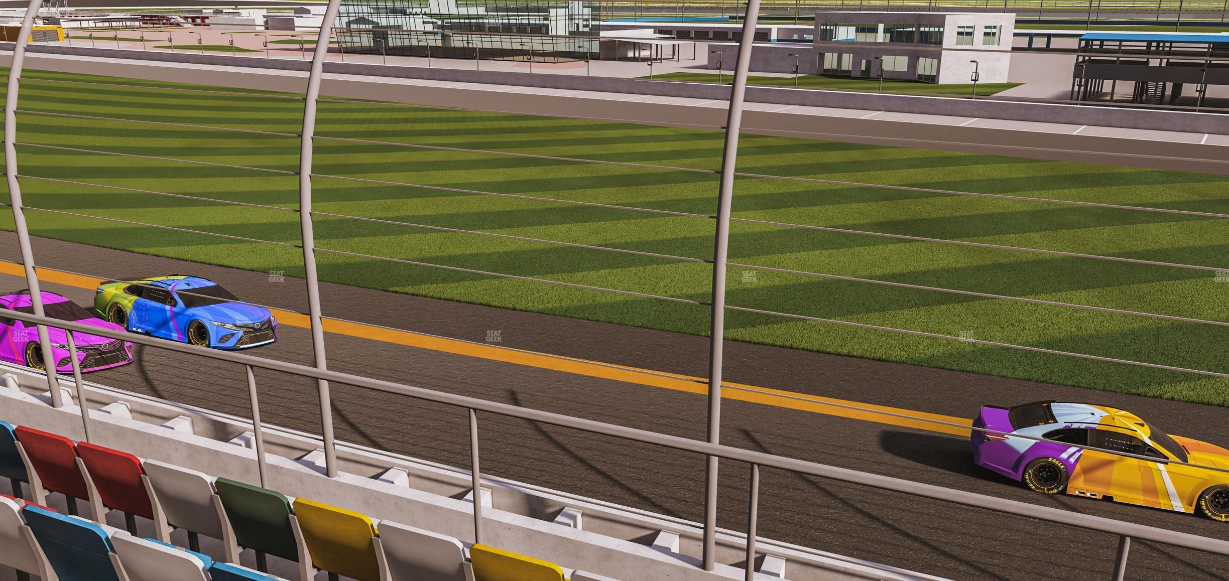 Seating view for Daytona International Speedway Section Front 154