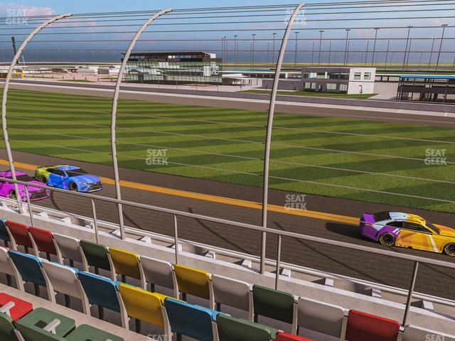 Seating view for Daytona International Speedway Section Front 154