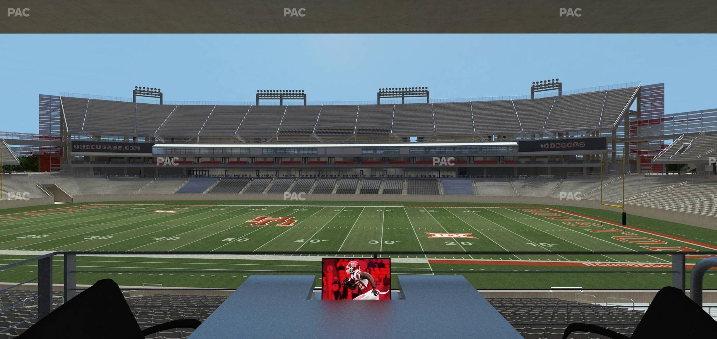 Seating view for TDECU Stadium Section Loge Box 31