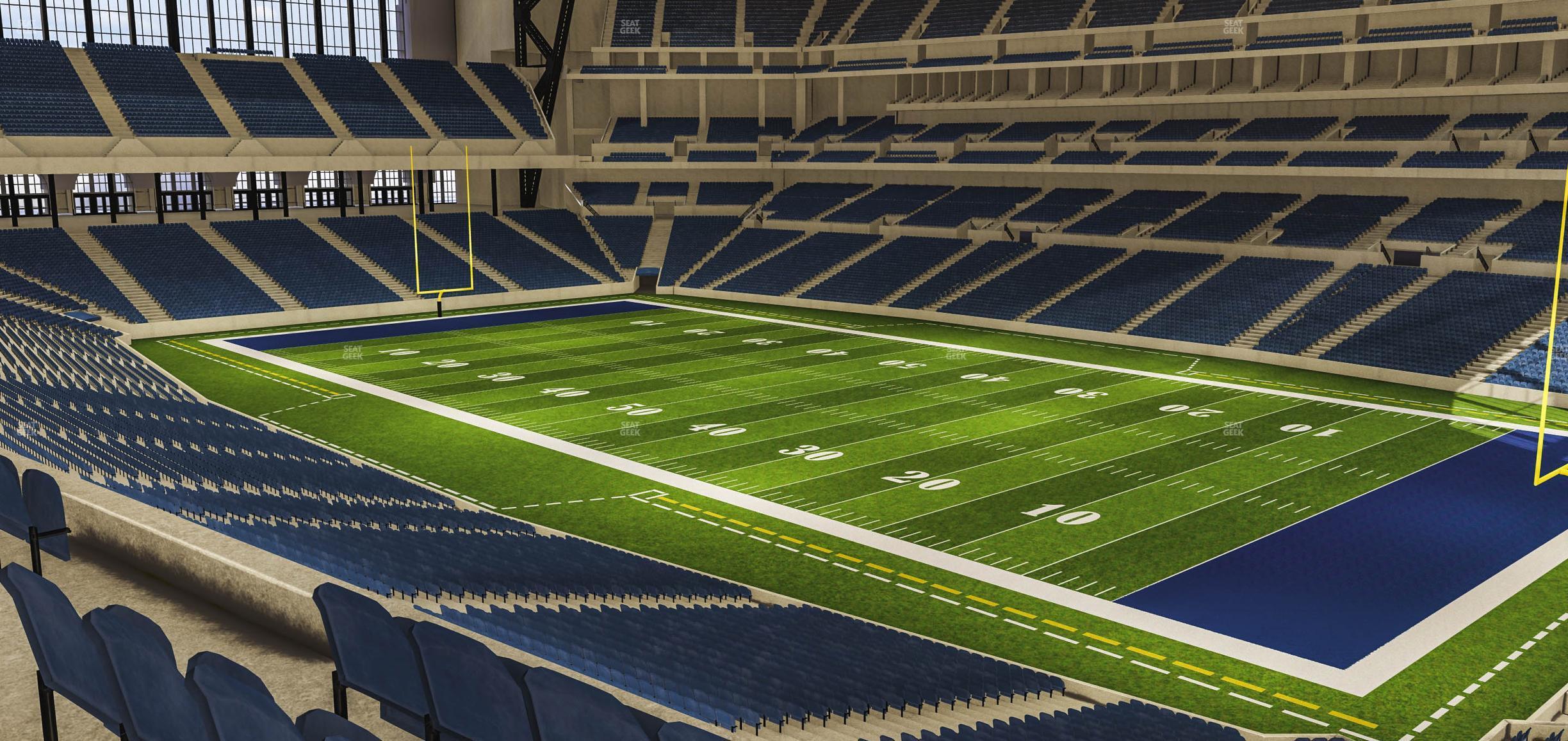 Seating view for Lucas Oil Stadium Section 334