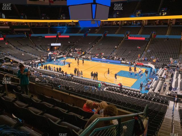 Seating view for Paycom Center Section 206