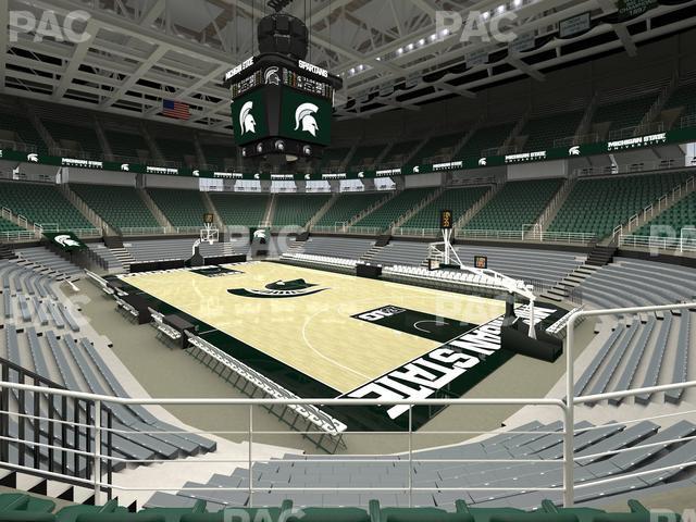 Seating view for Jack Breslin Student Events Center Section 104