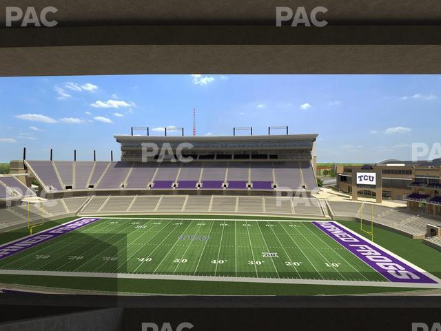 Seating view for Amon G Carter Stadium Section Champions Suite 7